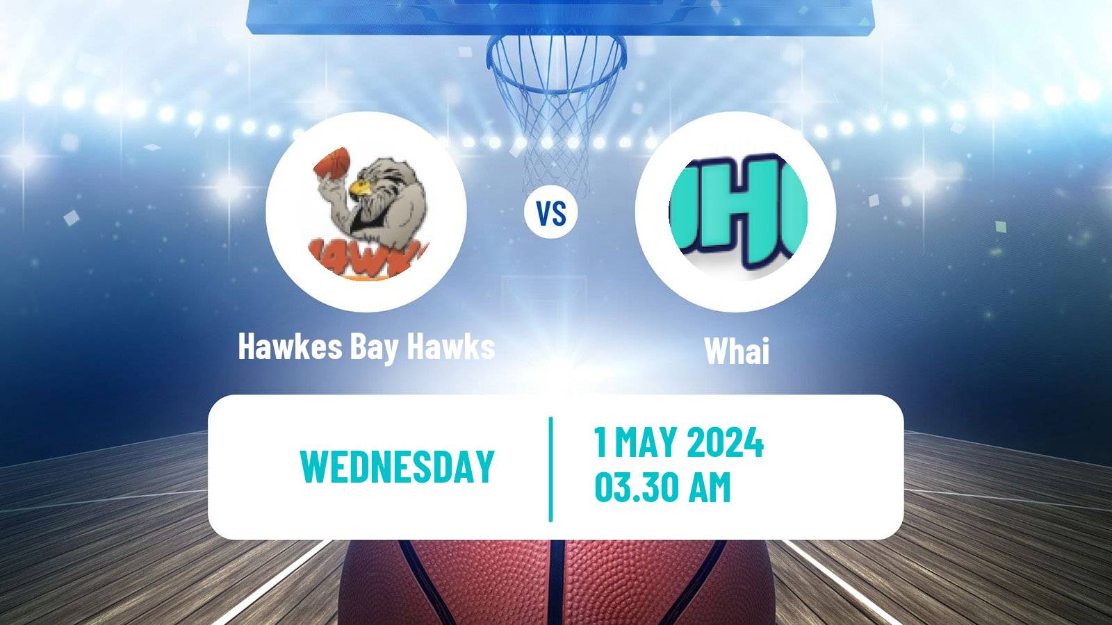 Basketball New Zealand NBL Hawkes Bay Hawks - Whai