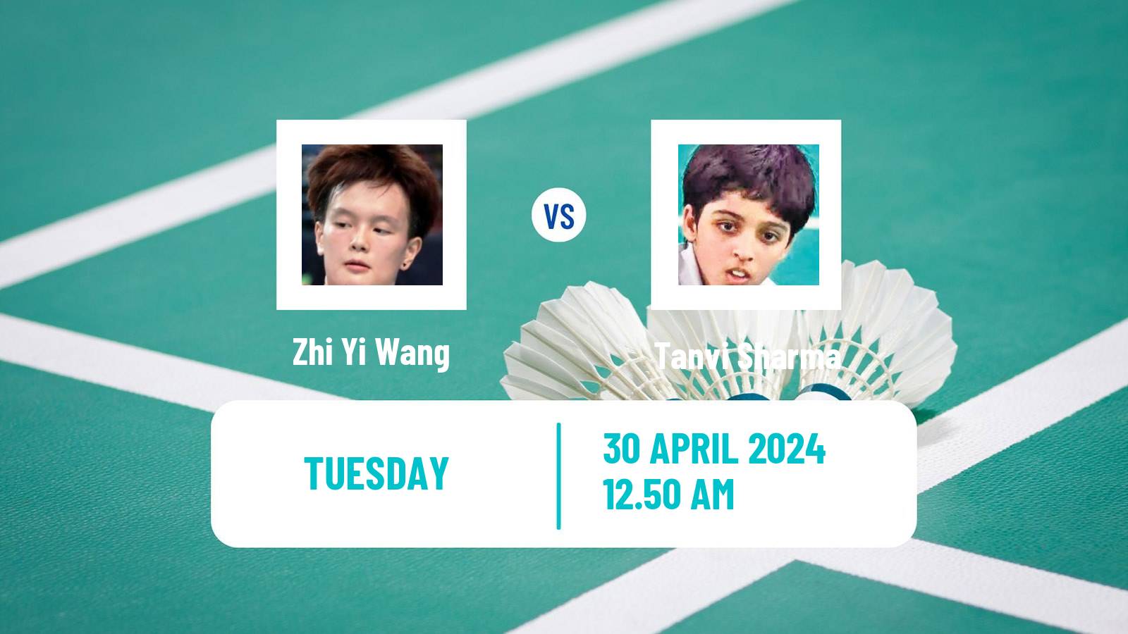 Badminton BWF Uber Cup Women Zhi Yi Wang - Tanvi Sharma