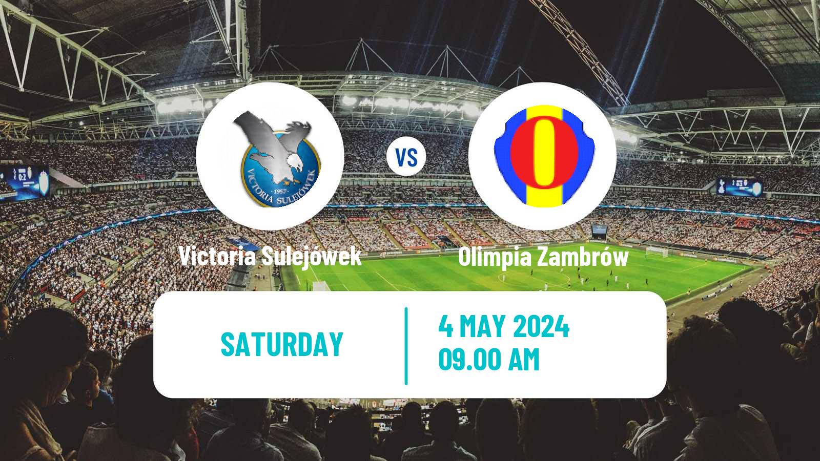 Soccer Polish Division 3 - Group I Victoria Sulejówek - Olimpia Zambrów