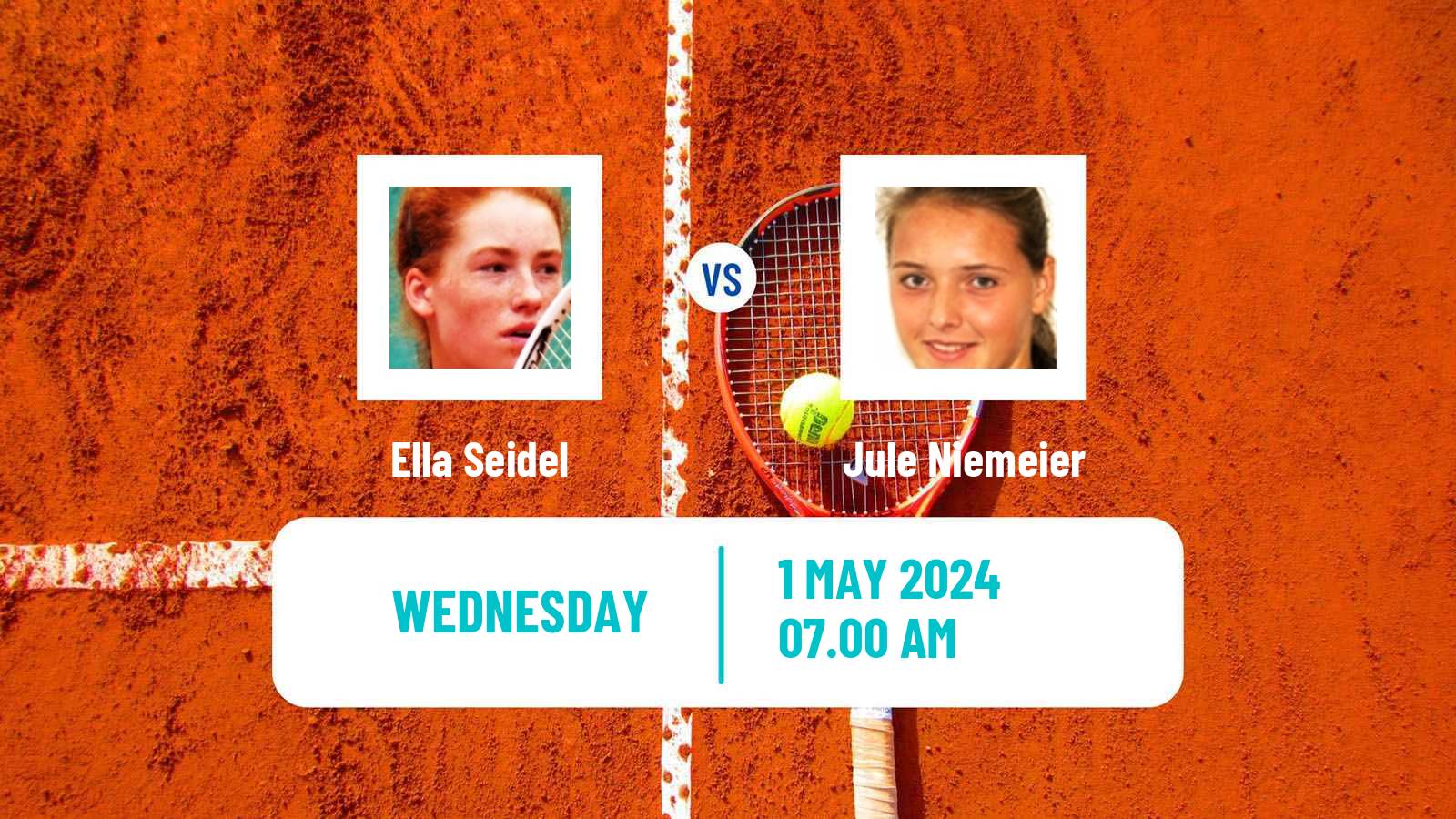 Tennis ITF W100 Wiesbaden Women Ella Seidel - Jule Niemeier