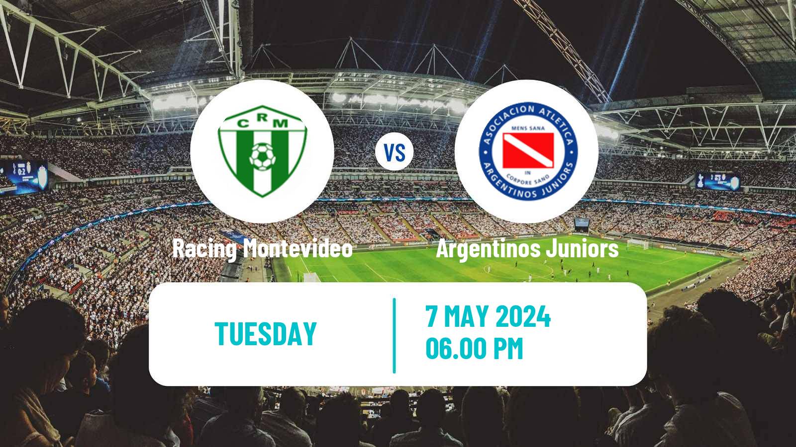 Soccer Copa Sudamericana Racing Montevideo - Argentinos Juniors