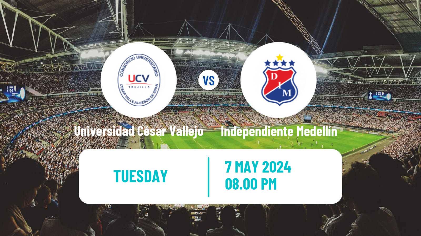 Soccer Copa Sudamericana Universidad César Vallejo - Independiente Medellín