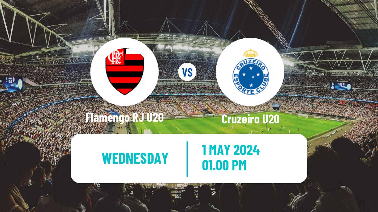 Soccer Brasileiro U20 Flamengo RJ U20 - Cruzeiro U20