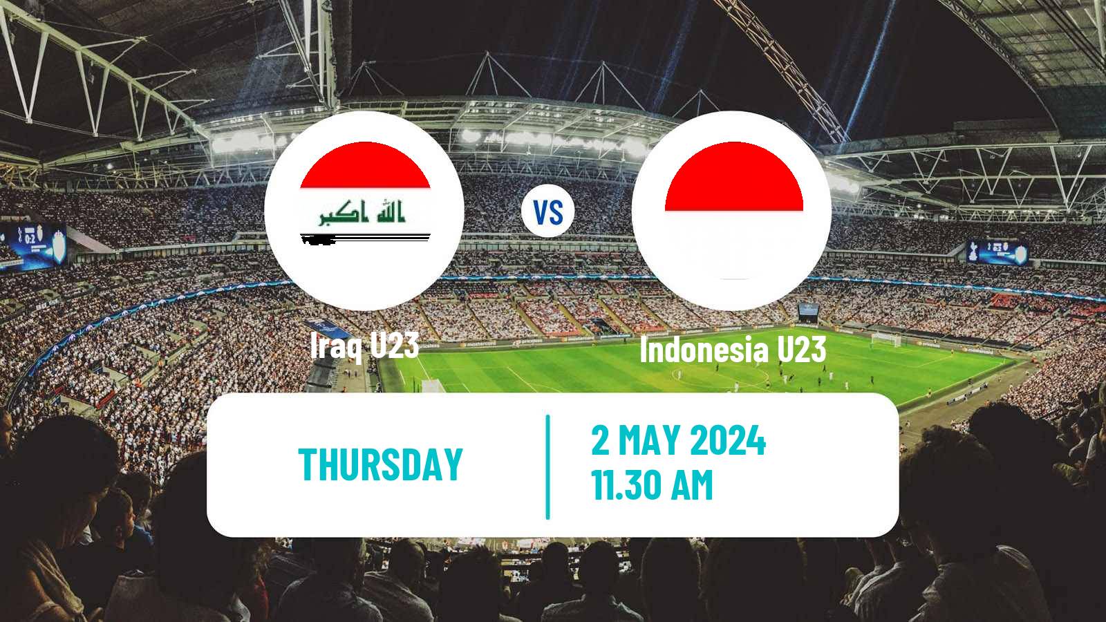 Soccer AFC Asian Cup U23 Iraq U23 - Indonesia U23