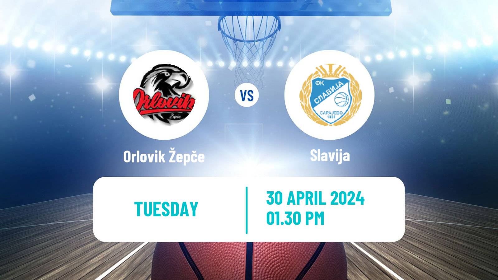 Basketball Bosnian Prvenstvo Basketball Orlovik Žepče - Slavija