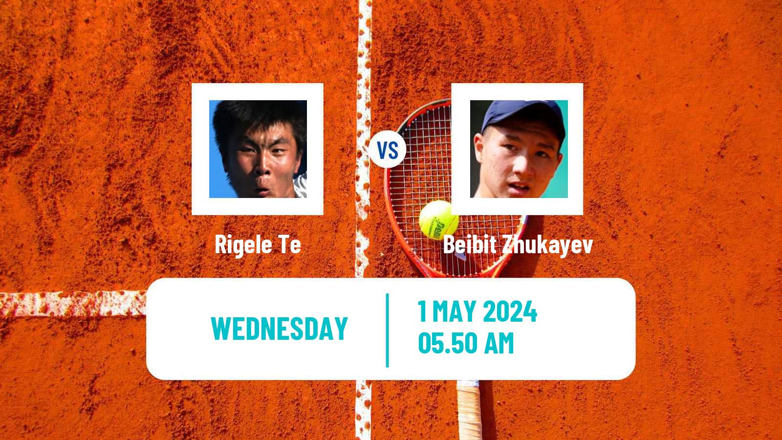 Tennis Guangzhou Challenger Men Rigele Te - Beibit Zhukayev