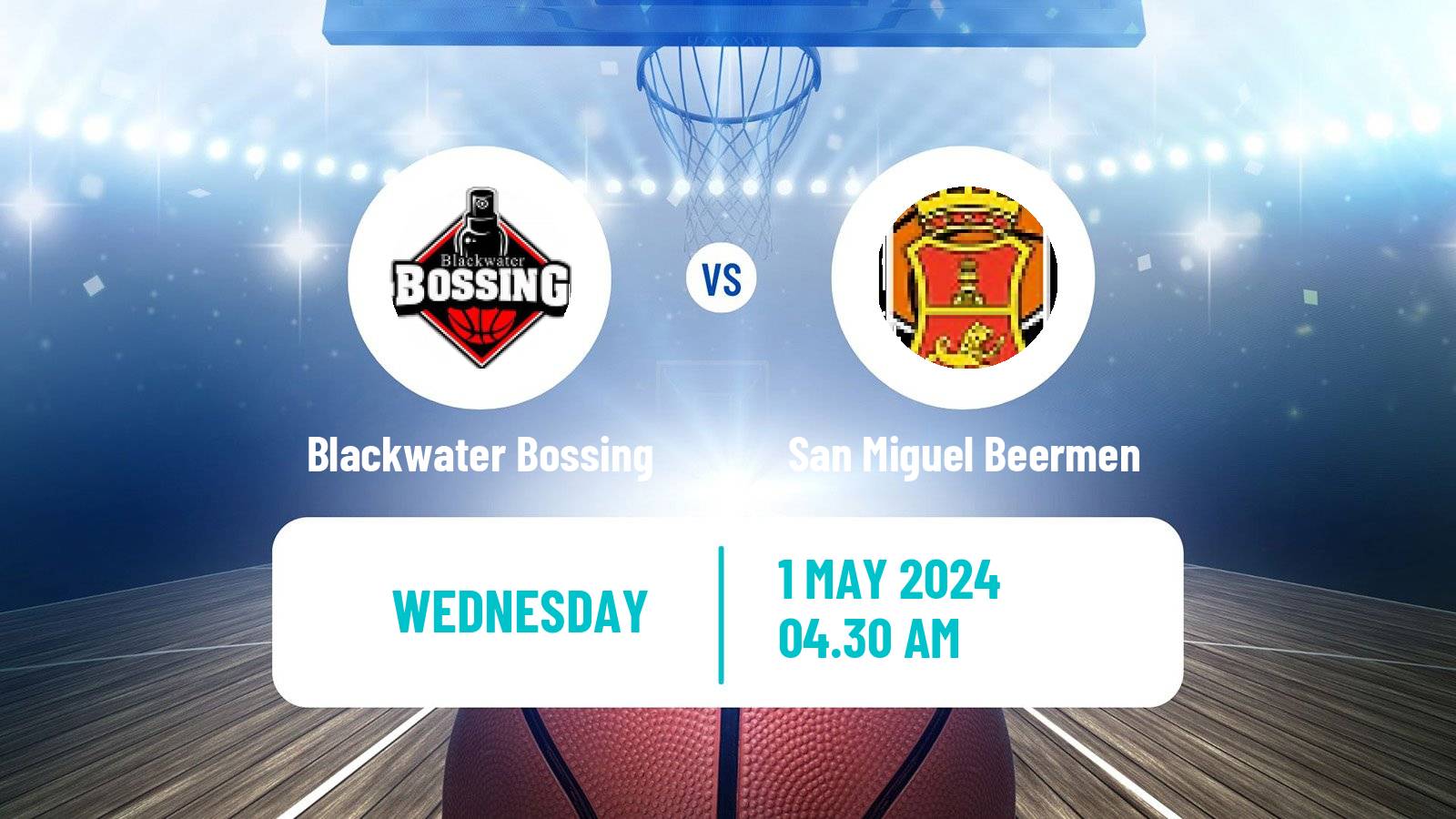 Basketball Philippines Cup Blackwater Bossing - San Miguel Beermen