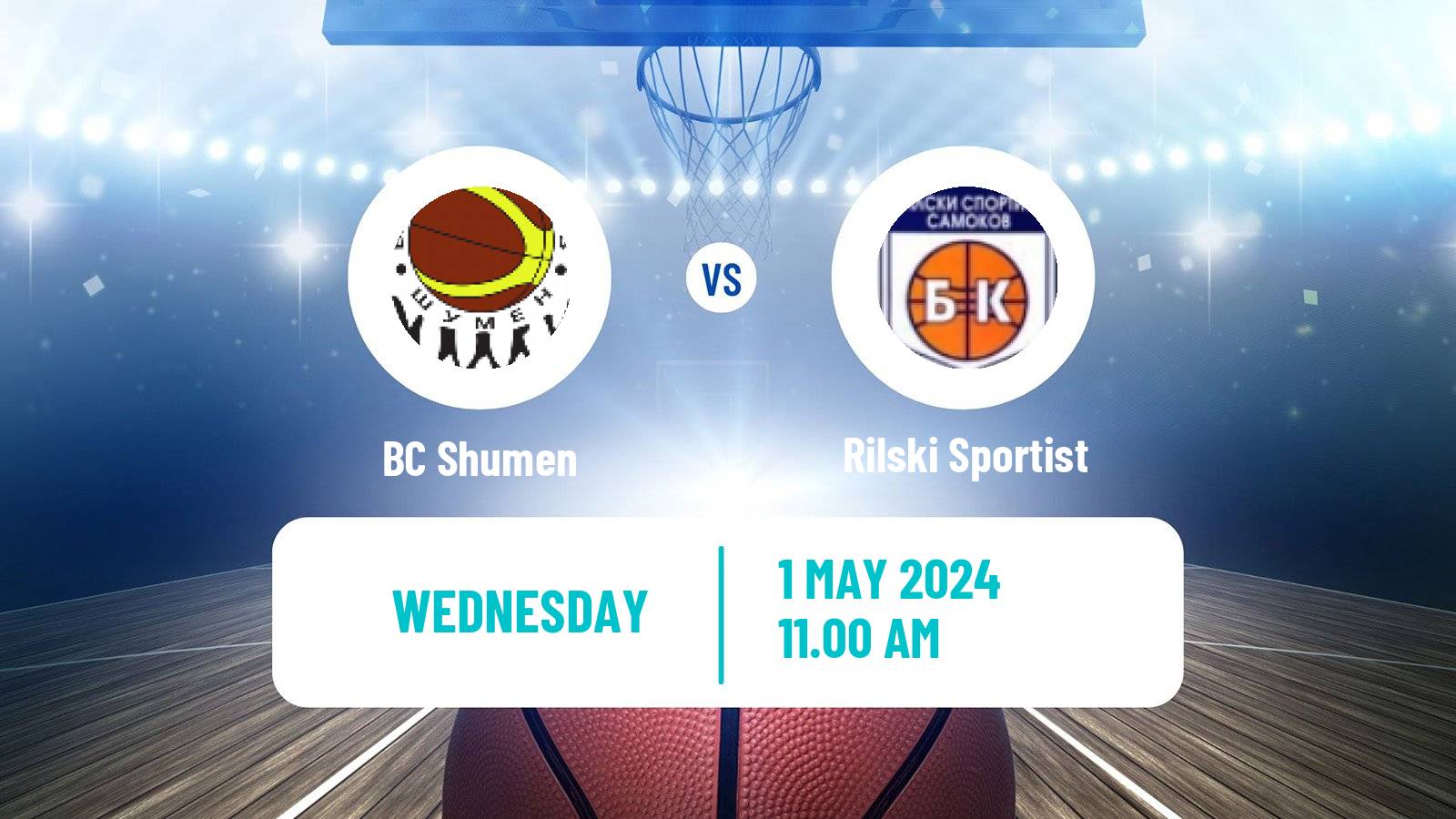 Basketball Bulgarian NBL Shumen - Rilski Sportist