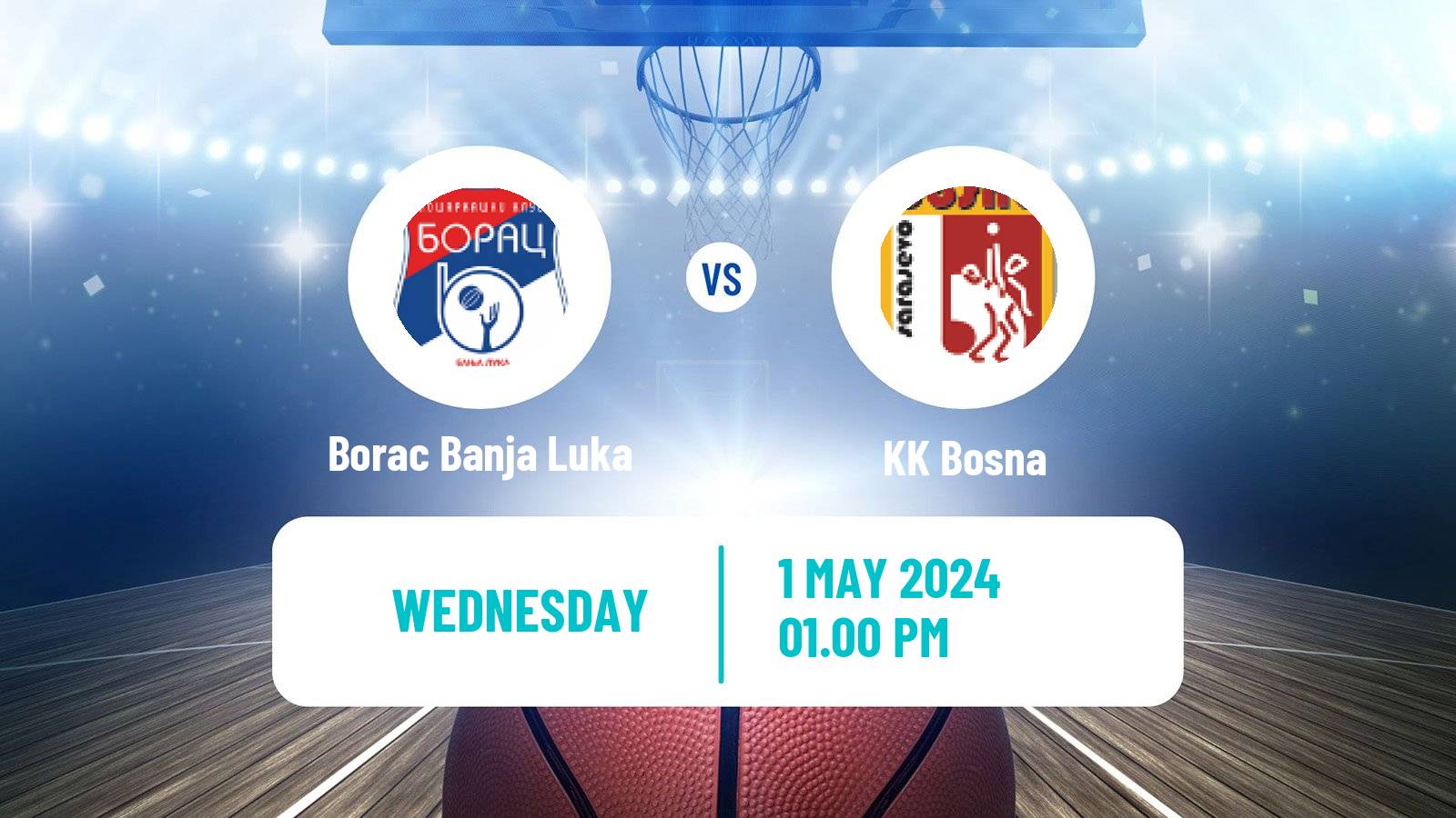 Basketball Bosnian Prvenstvo Basketball Borac Banja Luka - Bosna