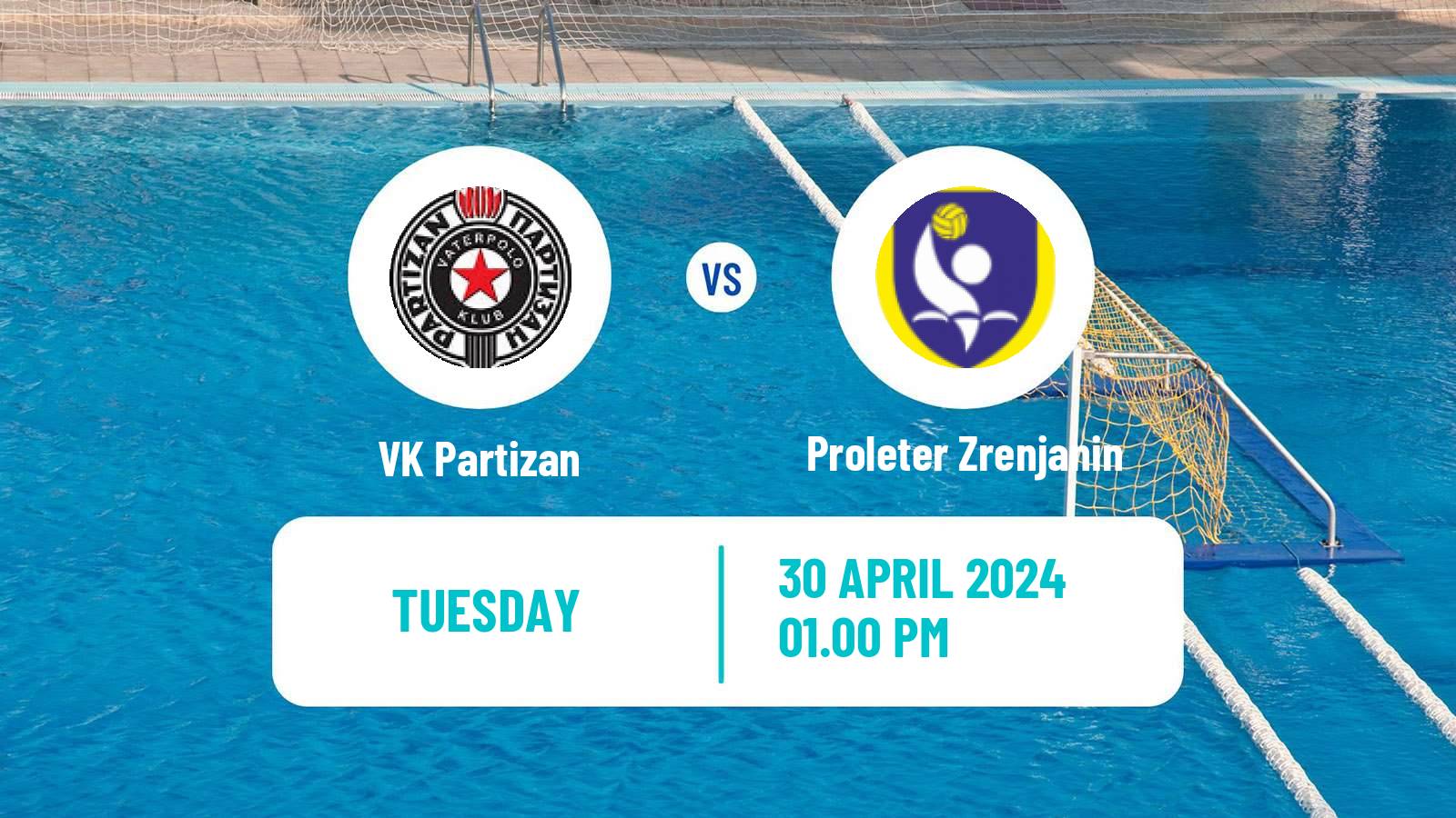 Water polo Serbian Super Liga Water Polo Partizan - Proleter Zrenjanin