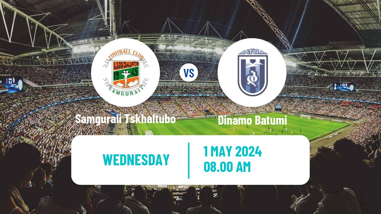 Soccer Georgian Erovnuli Liga Samgurali Tskhaltubo - Dinamo Batumi