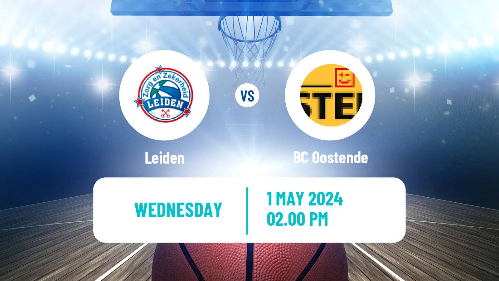 Basketball Dutch DBL Leiden - Oostende