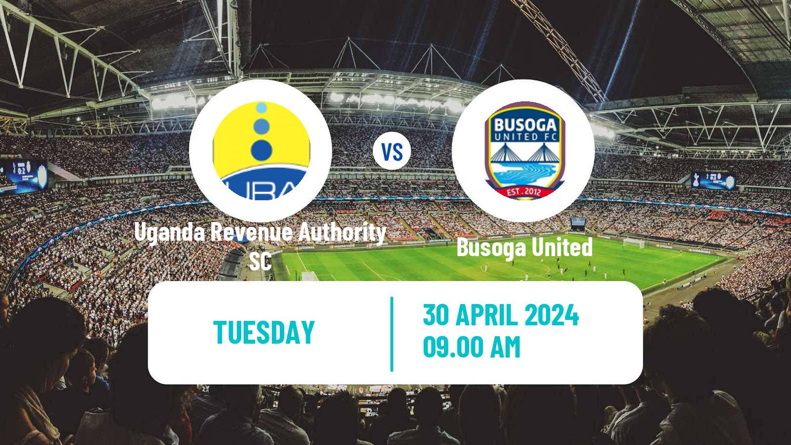 Soccer Ugandan Super League Uganda Revenue Authority SC - Busoga United