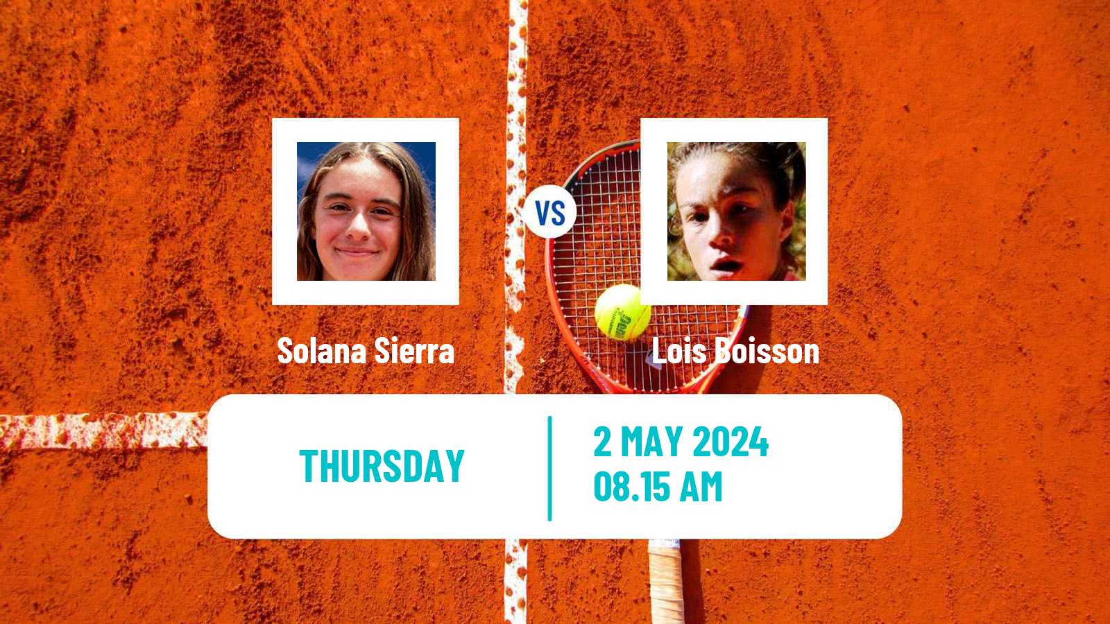 Tennis Saint Malo Challenger Women Solana Sierra - Lois Boisson