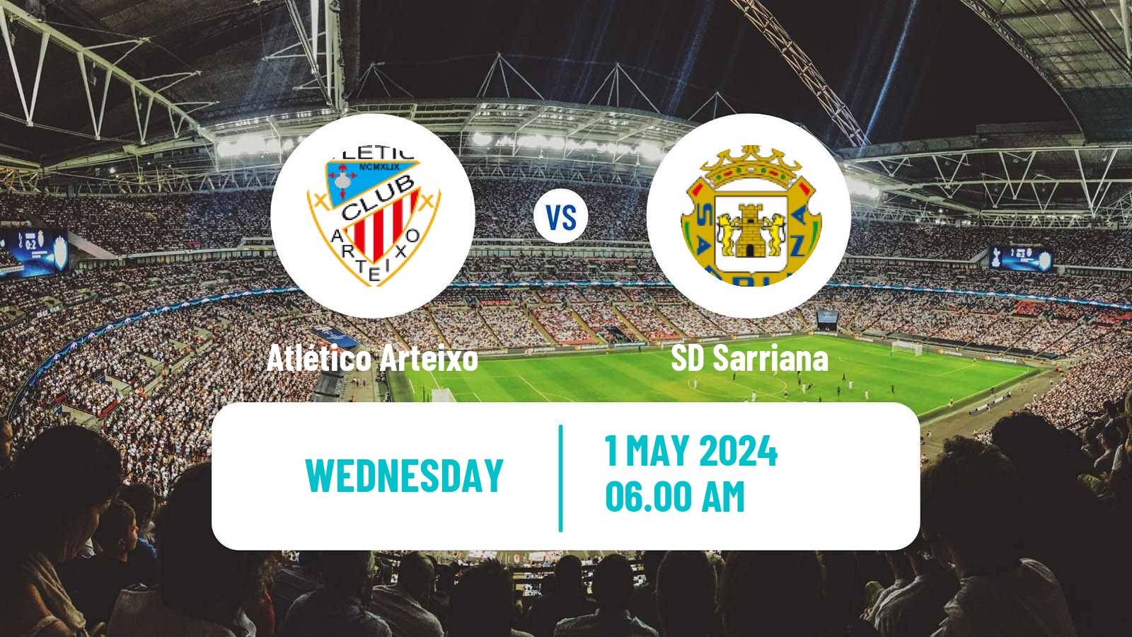 Soccer Spanish Tercera RFEF - Group 1 Atlético Arteixo - Sarriana