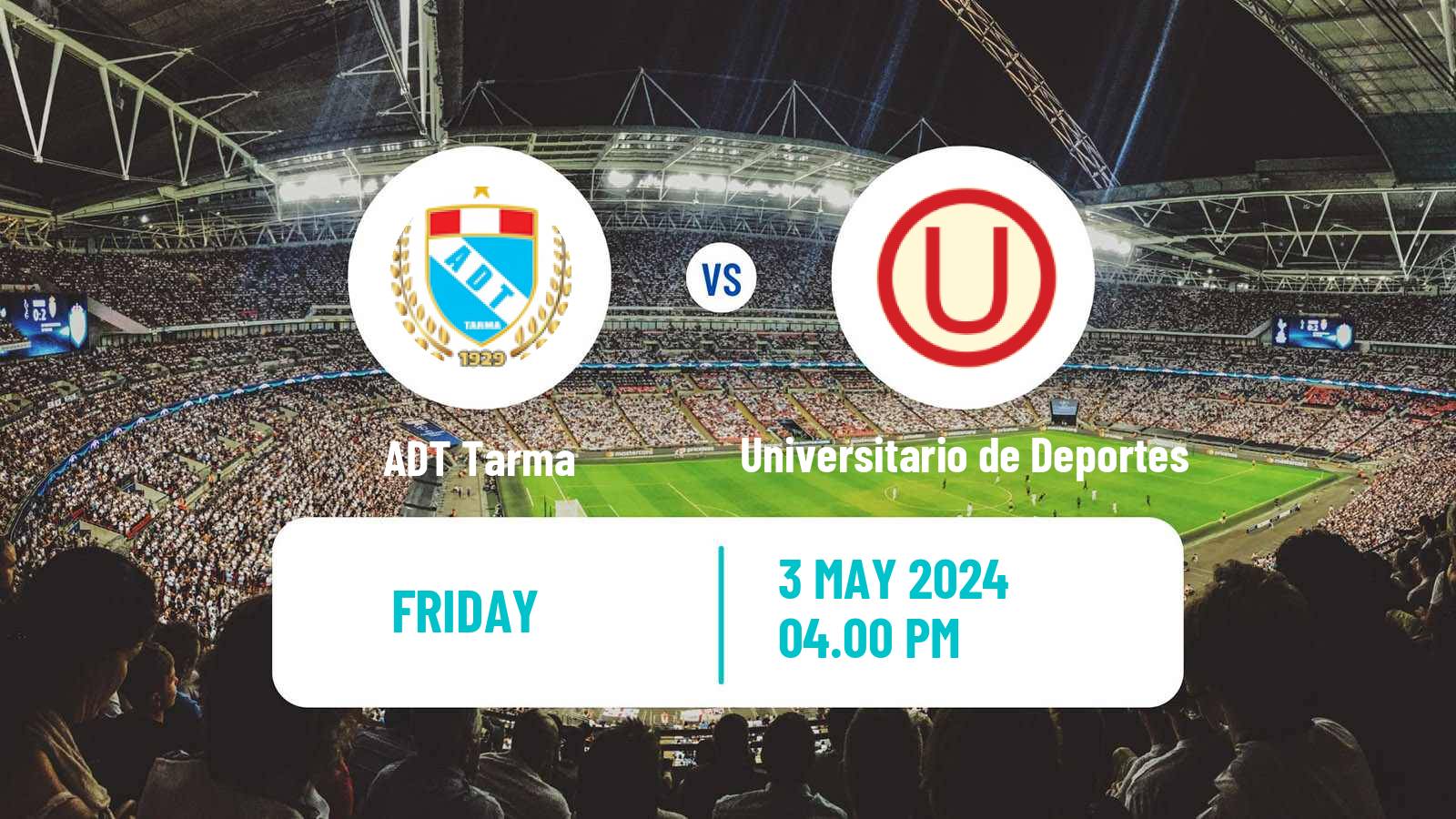 Soccer Peruvian Liga 1 ADT Tarma - Universitario de Deportes