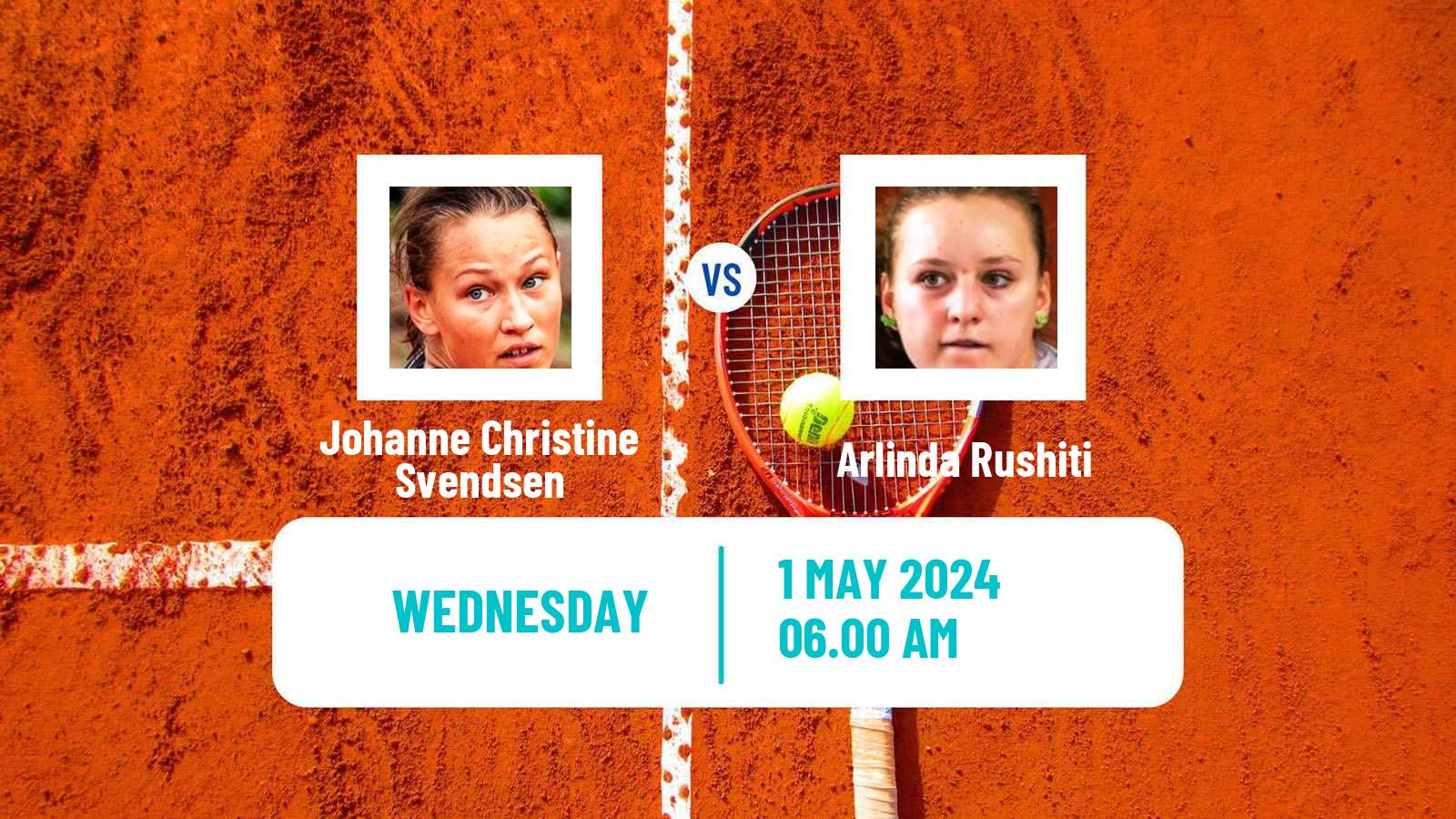 Tennis ITF W35 Nottingham 2 Women Johanne Christine Svendsen - Arlinda Rushiti