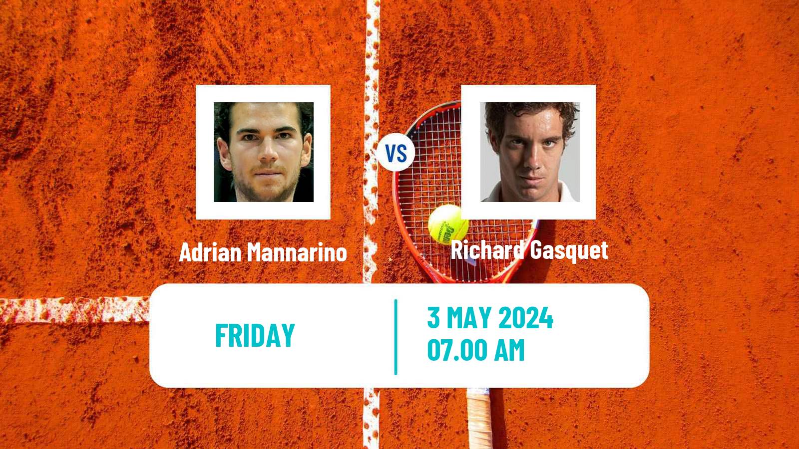 Tennis Aix En Provence Challenger Men Adrian Mannarino - Richard Gasquet