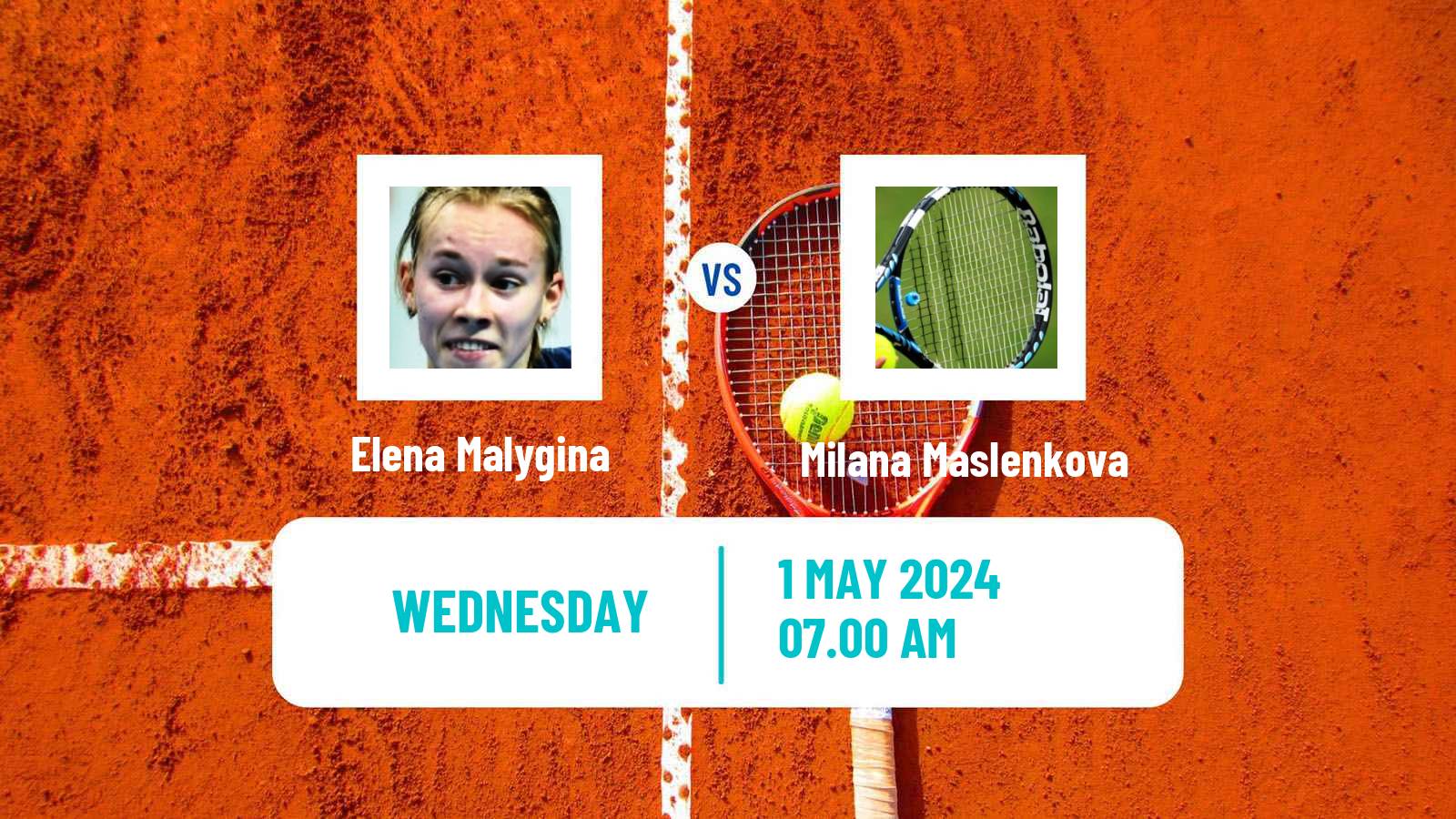 Tennis ITF W15 Varberg Women Elena Malygina - Milana Maslenkova