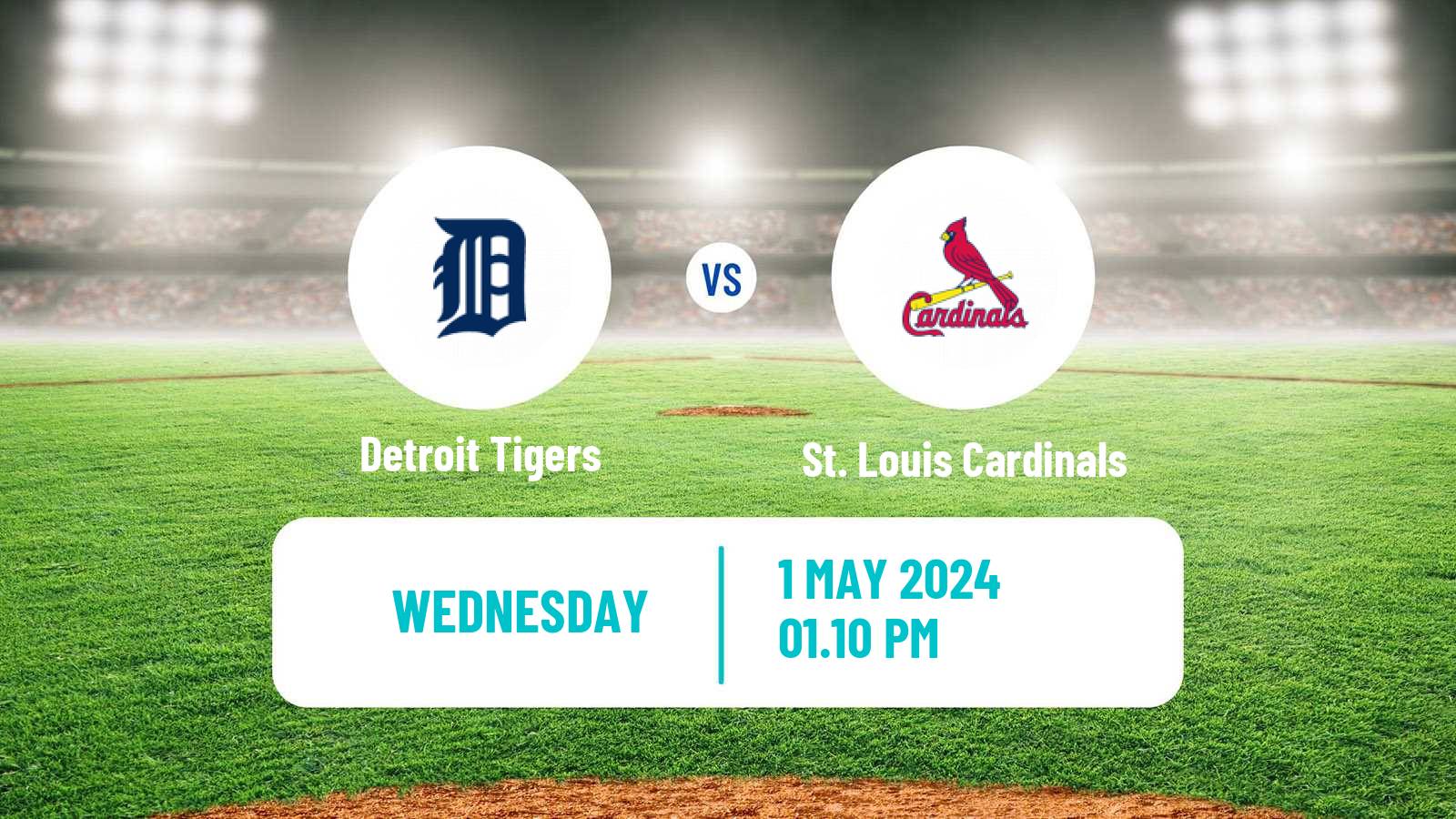 Baseball MLB Detroit Tigers - St. Louis Cardinals