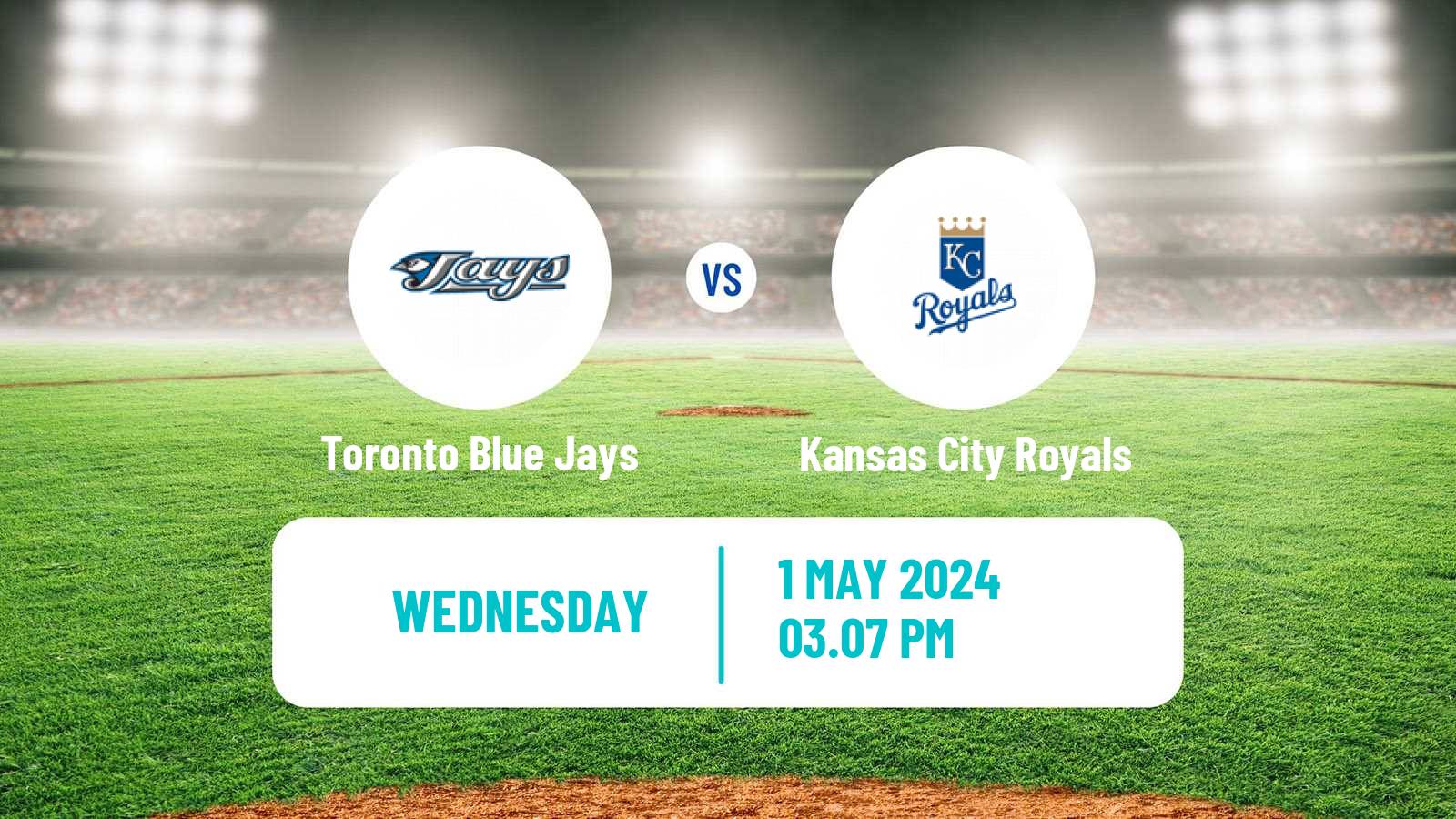 Baseball MLB Toronto Blue Jays - Kansas City Royals