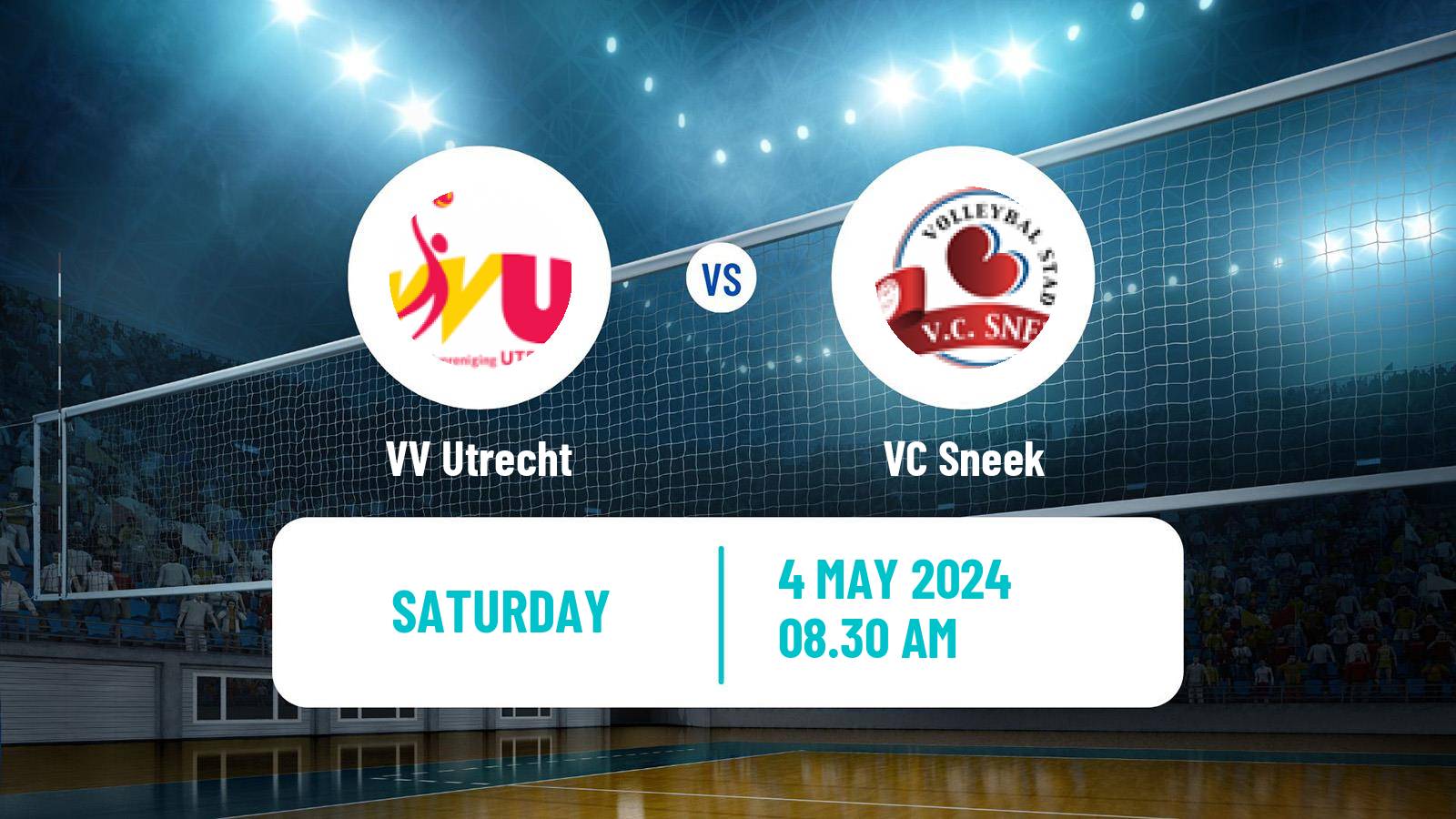 Volleyball Dutch Eredivisie Volleyball Women VV Utrecht - VC Sneek