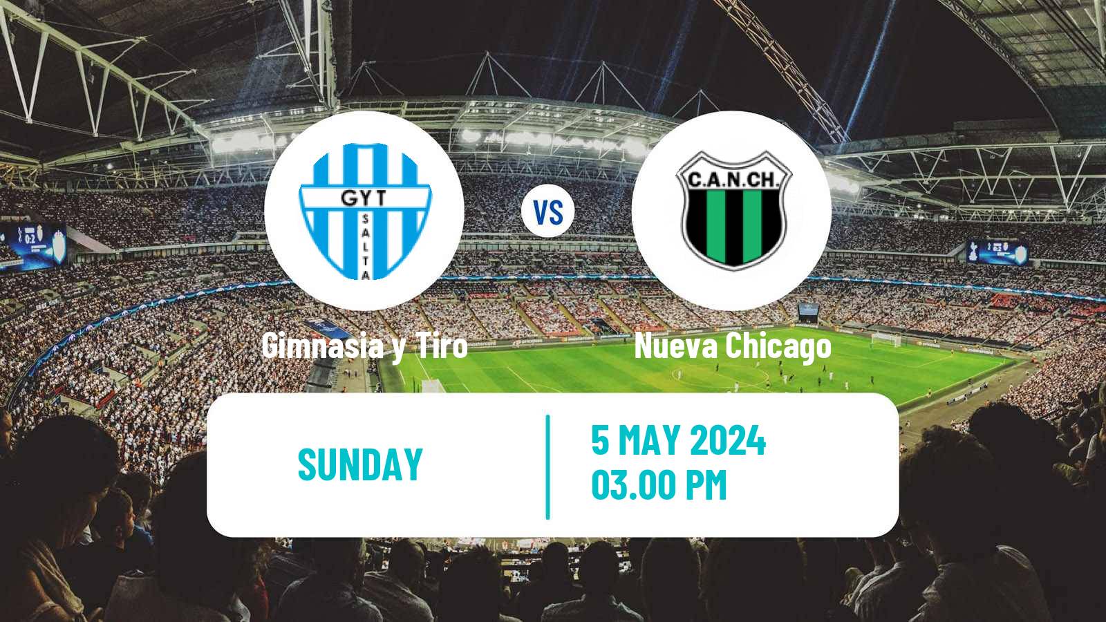 Soccer Argentinian Primera Nacional Gimnasia y Tiro - Nueva Chicago