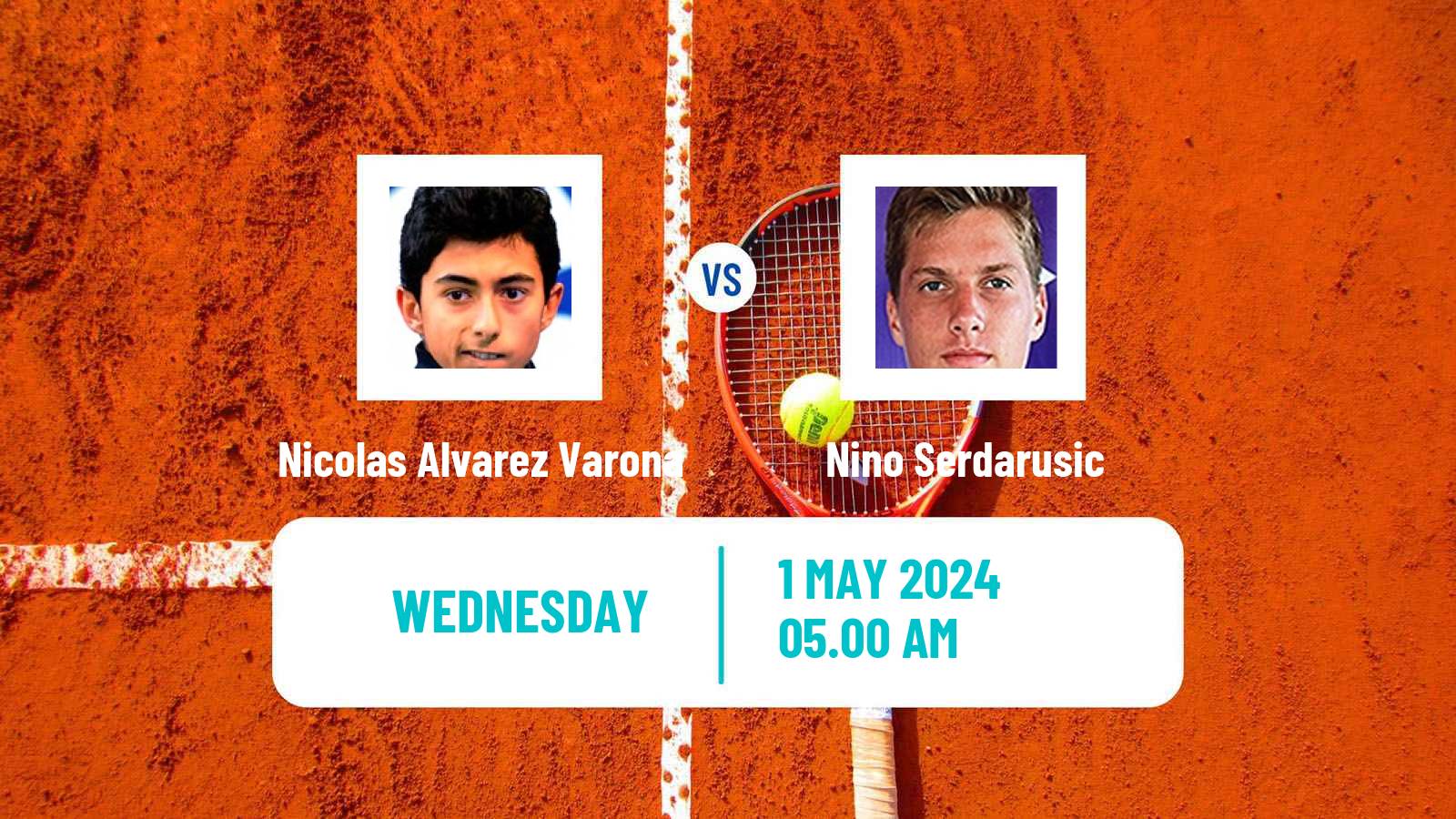Tennis ITF M25 Sabadell Men Nicolas Alvarez Varona - Nino Serdarusic
