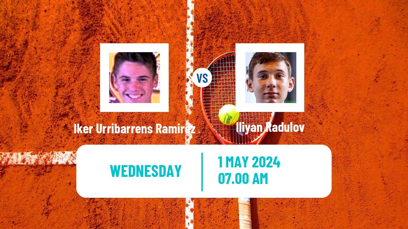 Tennis ITF M25 Sabadell Men Iker Urribarrens Ramirez - Iliyan Radulov