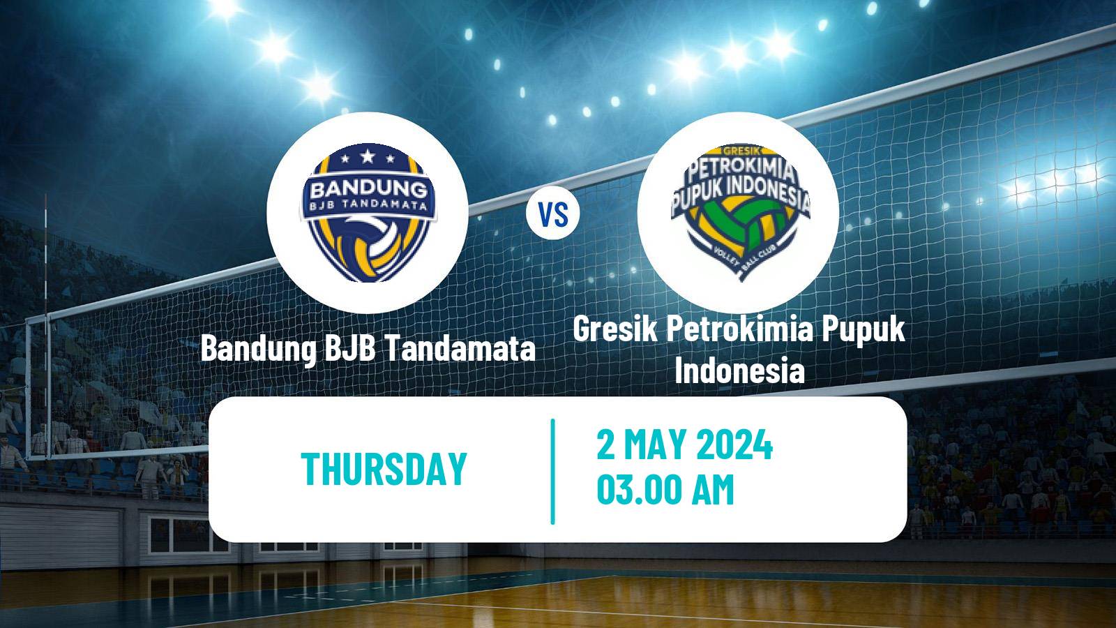 Volleyball Indonesian Proliga Volleyball Women Bandung BJB Tandamata - Gresik Petrokimia Pupuk Indonesia