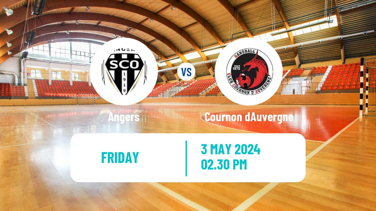 Handball French Proligue Handball Angers - Cournon dAuvergne