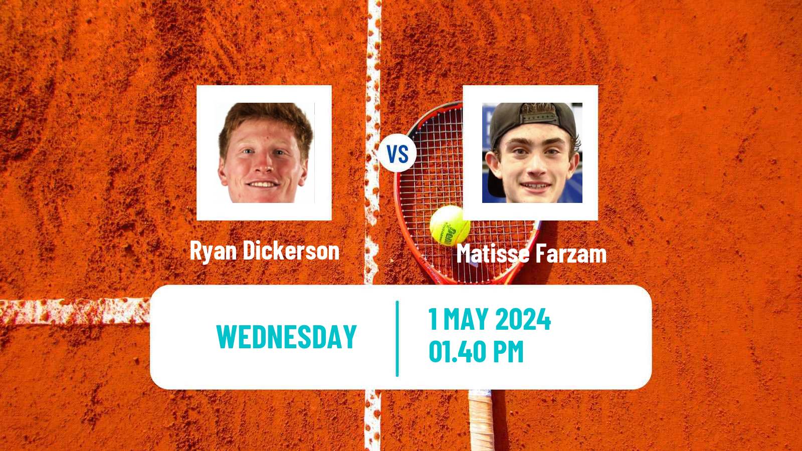 Tennis ITF M15 Orange Park Fl Men Ryan Dickerson - Matisse Farzam