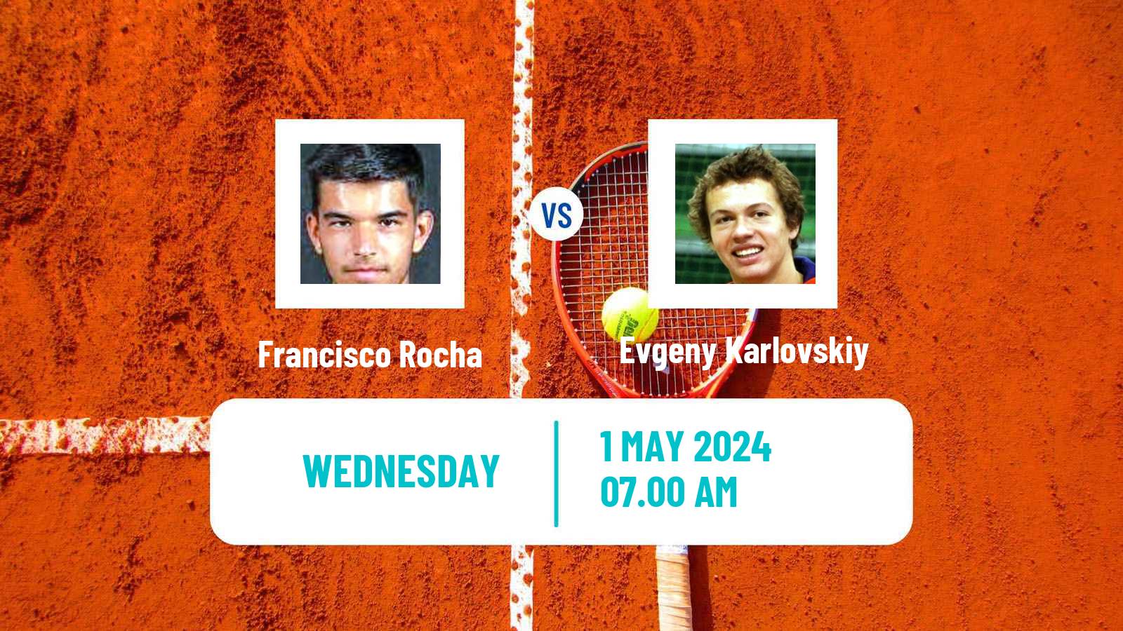 Tennis ITF M25 Sabadell Men Francisco Rocha - Evgeny Karlovskiy