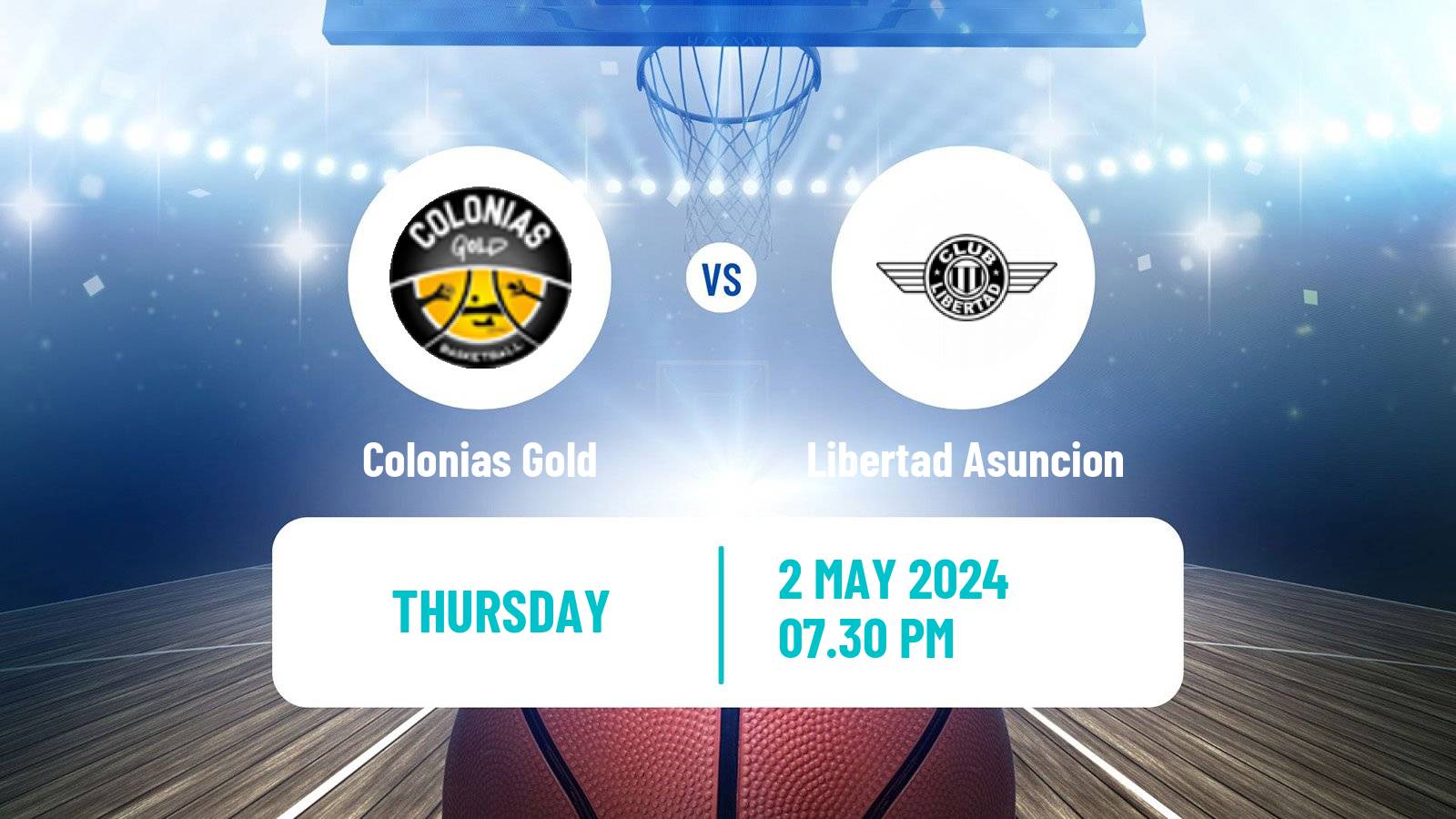 Basketball Paraguayan LNB Basketball Colonias Gold - Libertad Asuncion