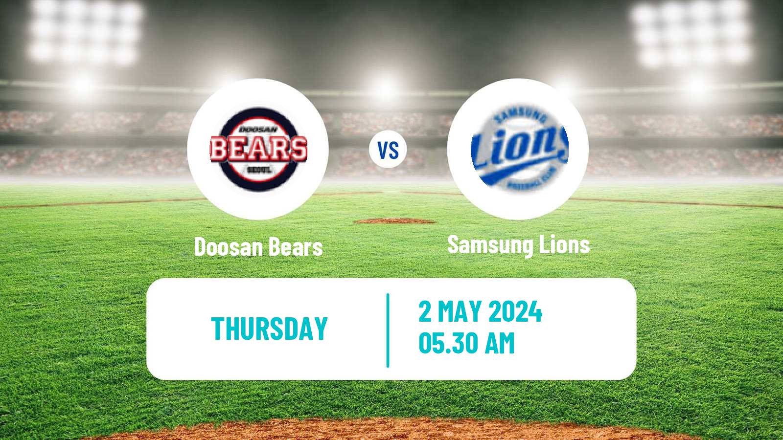 Baseball KBO Doosan Bears - Samsung Lions