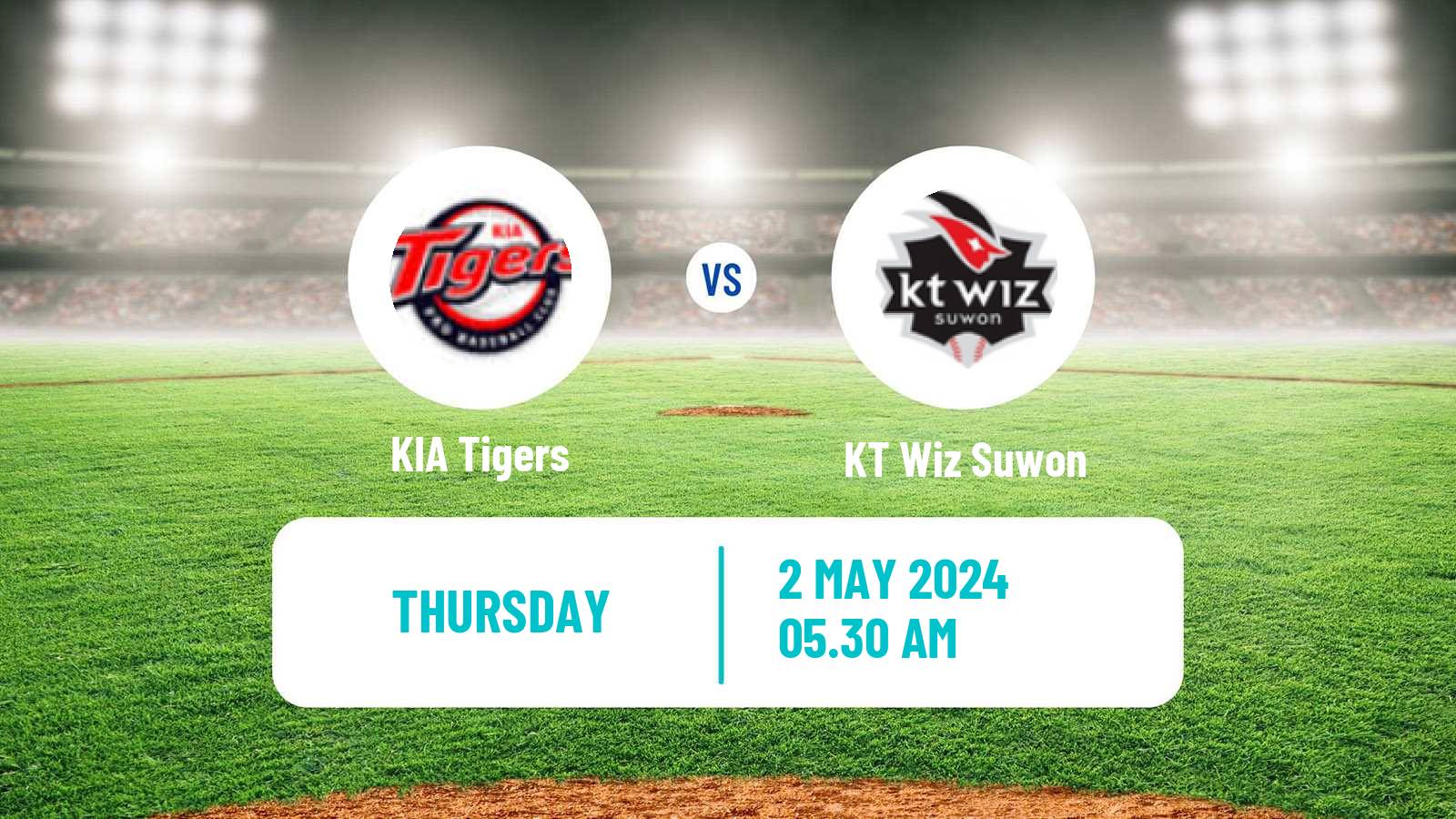 Baseball KBO KIA Tigers - KT Wiz Suwon