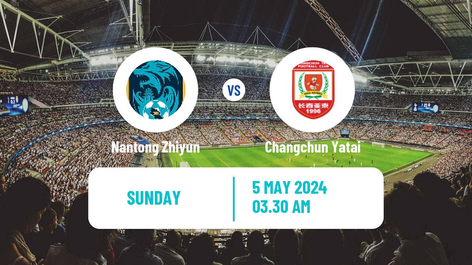 Soccer Chinese Super League Nantong Zhiyun - Changchun Yatai