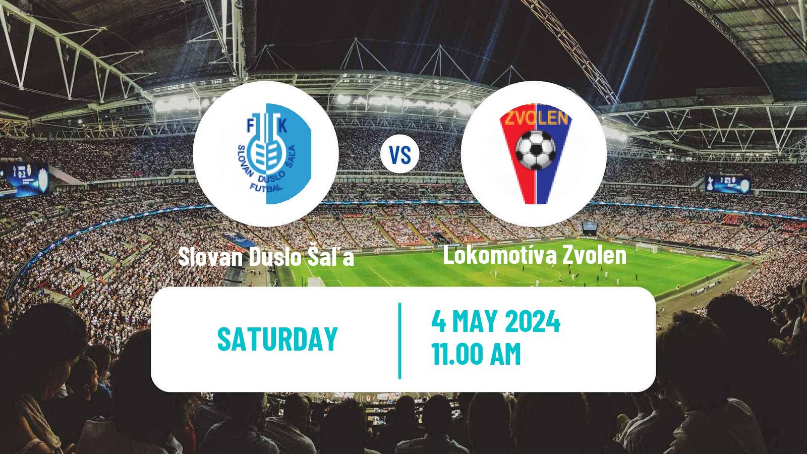 Soccer Slovak 3 Liga West Slovan Duslo Šaľa - Lokomotíva Zvolen