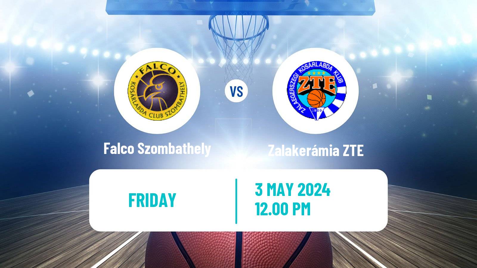 Basketball Hungarian NB I Basketball Falco Szombathely - Zalakerámia ZTE