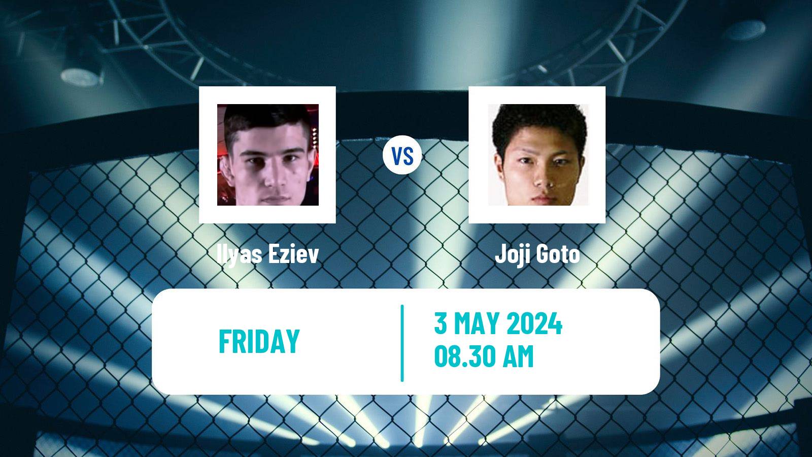 MMA Bantamweight One Championship Men Ilyas Eziev - Joji Goto