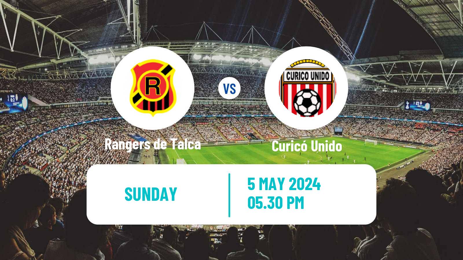 Soccer Chilean Primera B Rangers de Talca - Curicó Unido