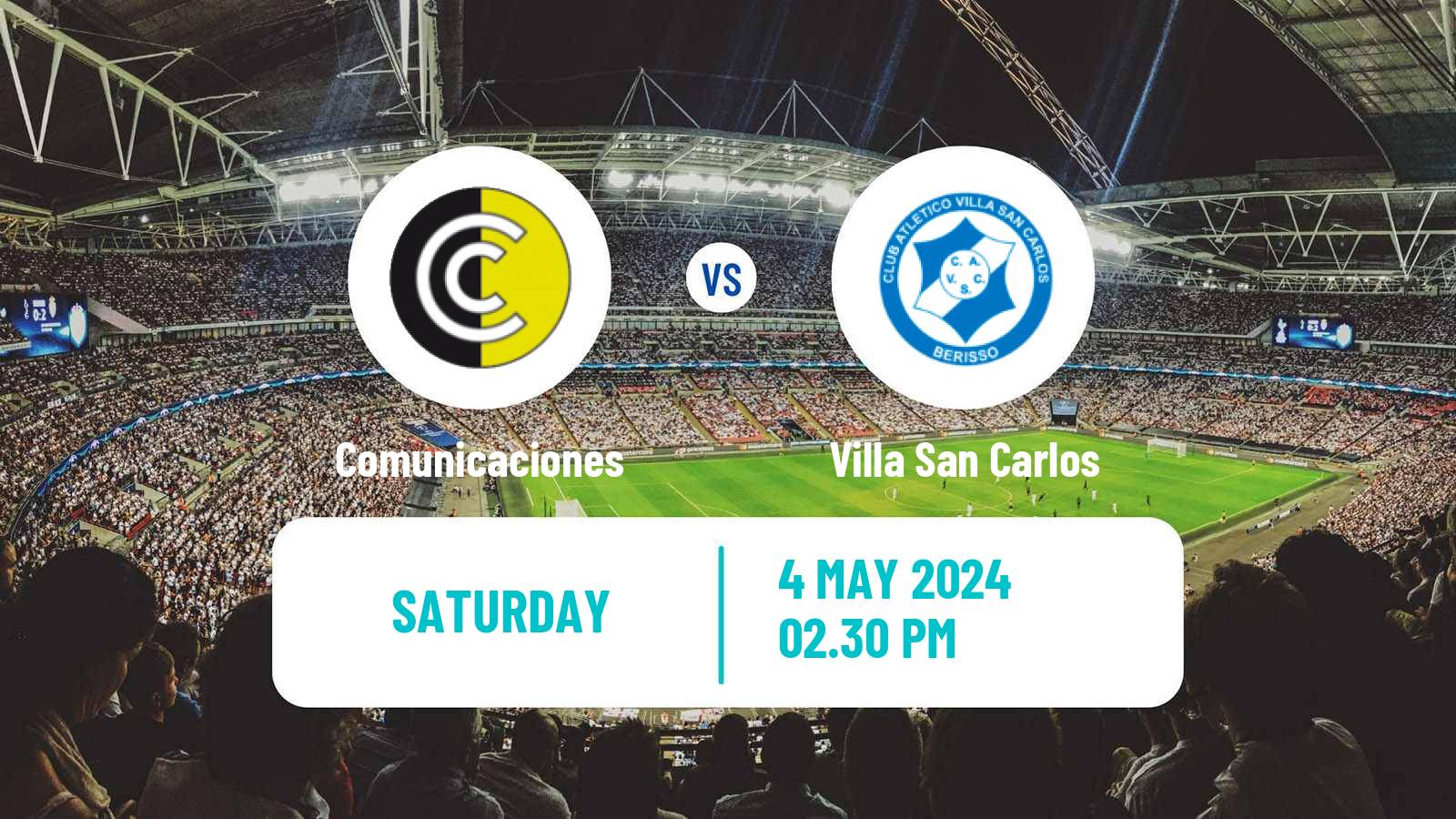 Soccer Argentinian Primera B Comunicaciones - Villa San Carlos