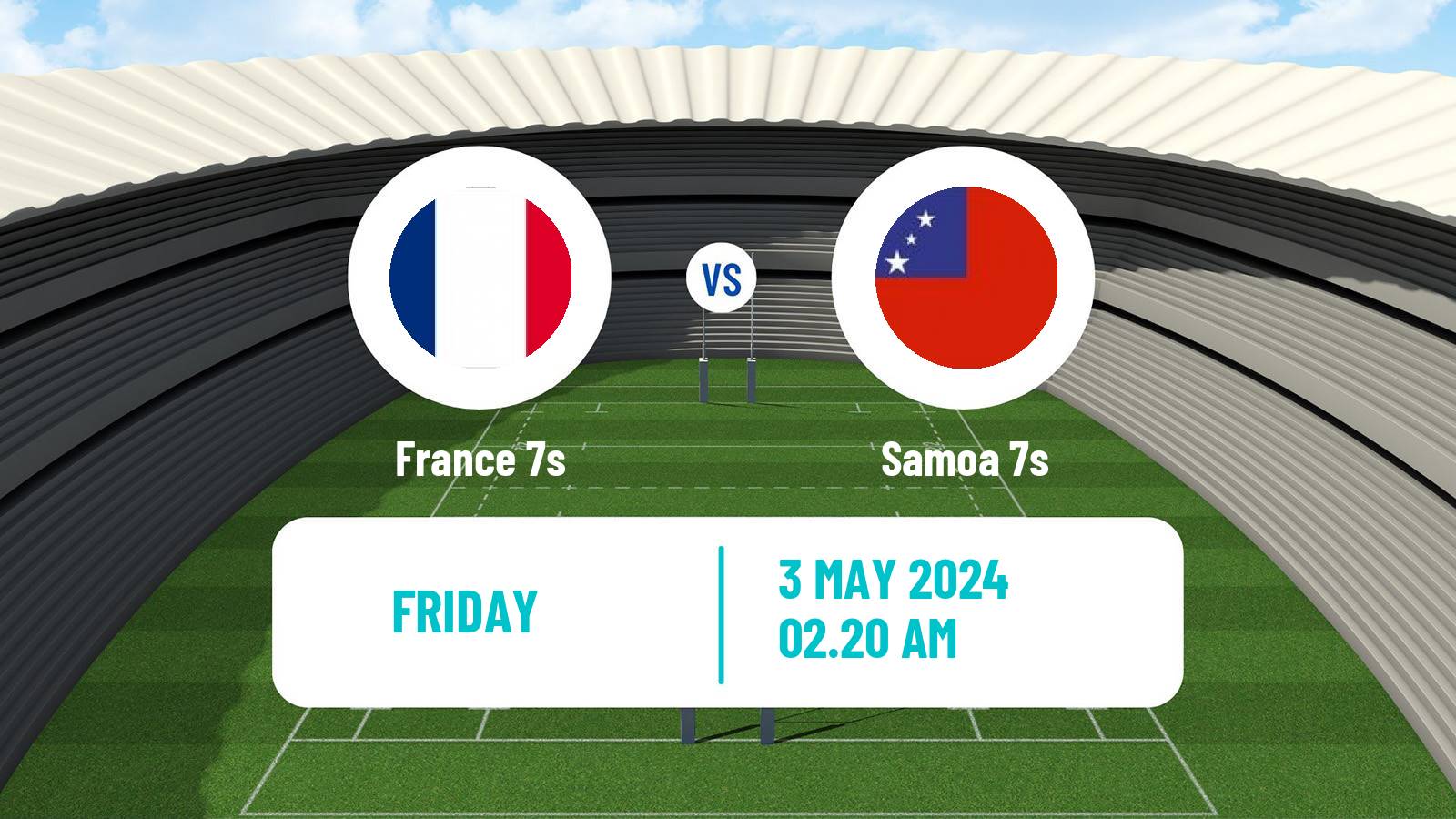 Rugby union Sevens World Series - Singapore France 7s - Samoa 7s
