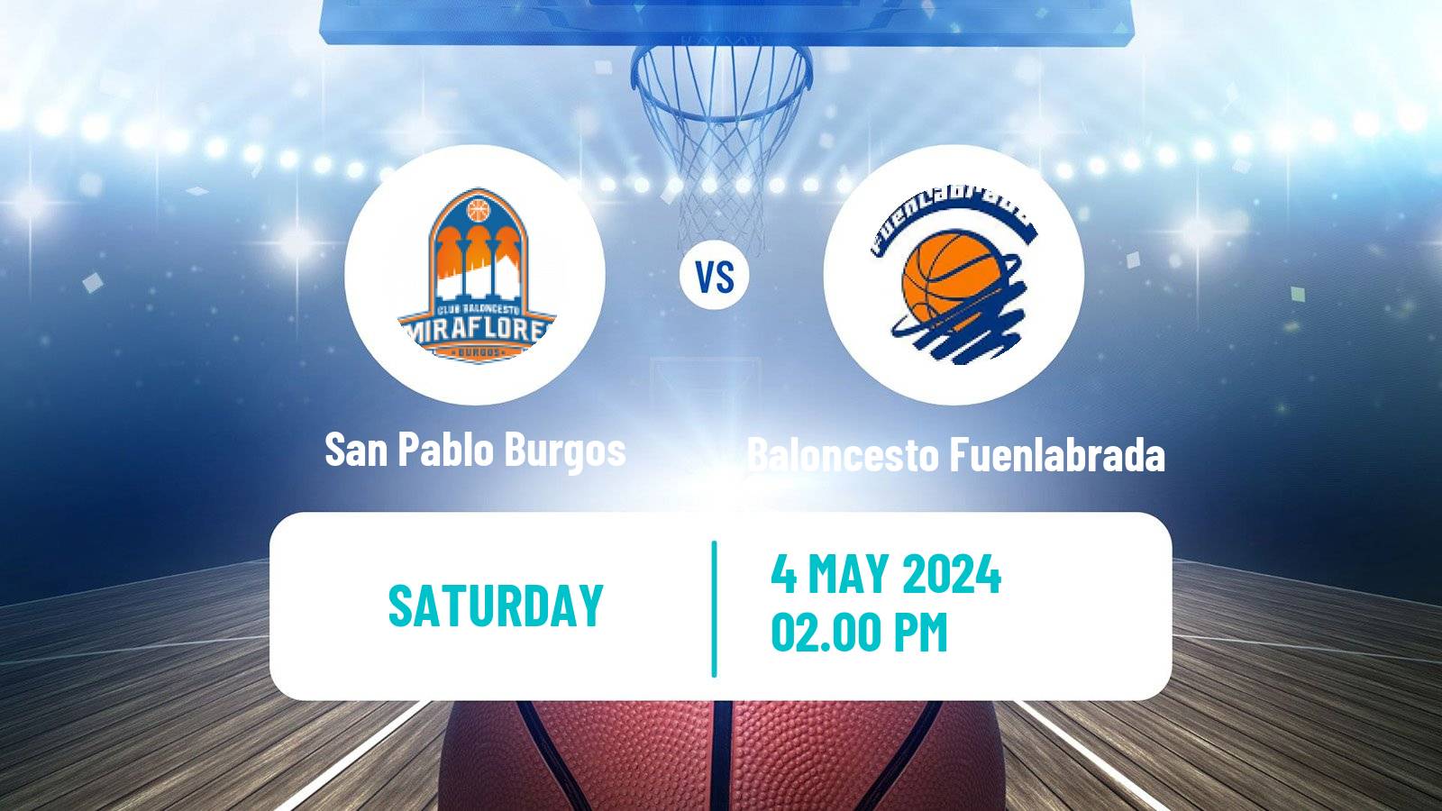 Basketball Spanish LEB Oro San Pablo Burgos - Baloncesto Fuenlabrada