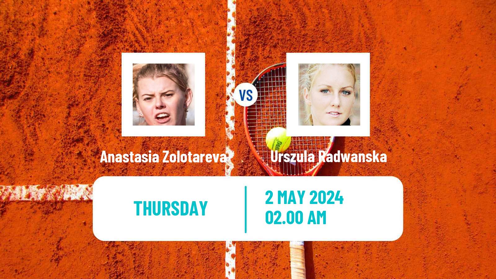 Tennis ITF W50 Lopota 2 Women Anastasia Zolotareva - Urszula Radwanska