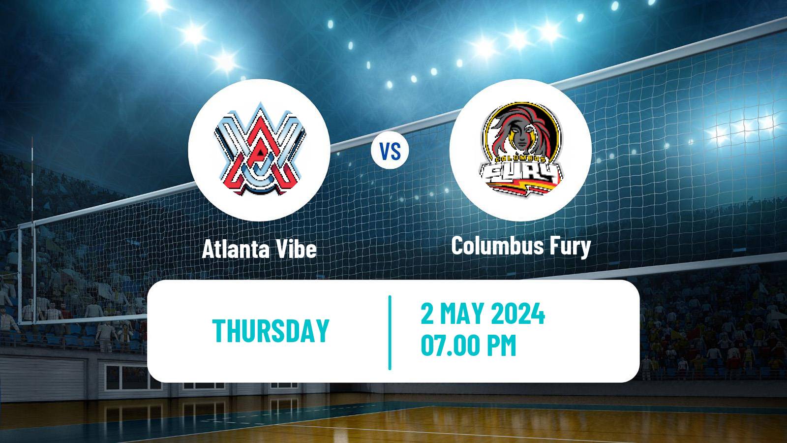 Volleyball PVF Women Atlanta Vibe - Columbus Fury