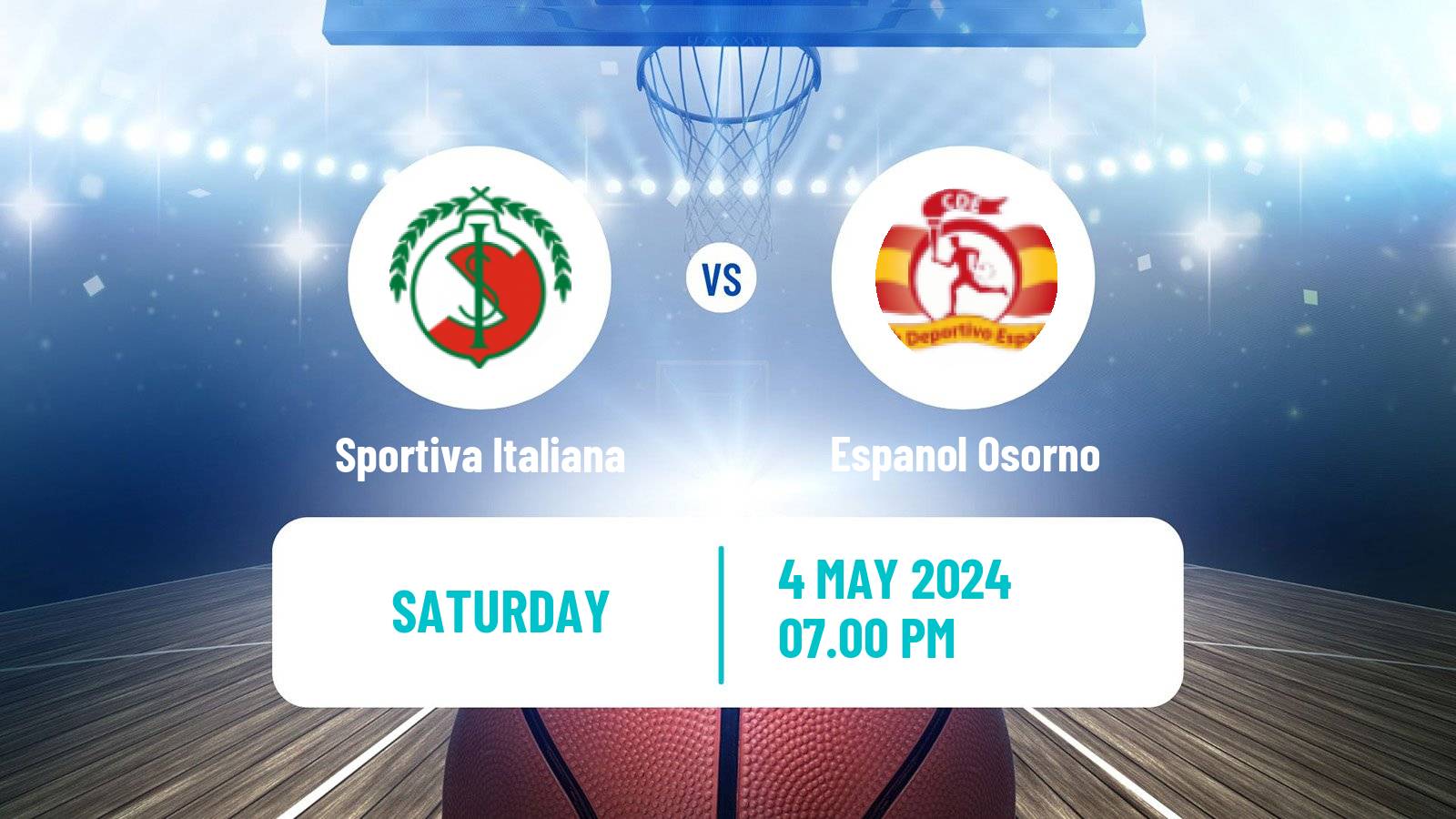 Basketball Chilean LNB Sportiva Italiana - Espanol Osorno