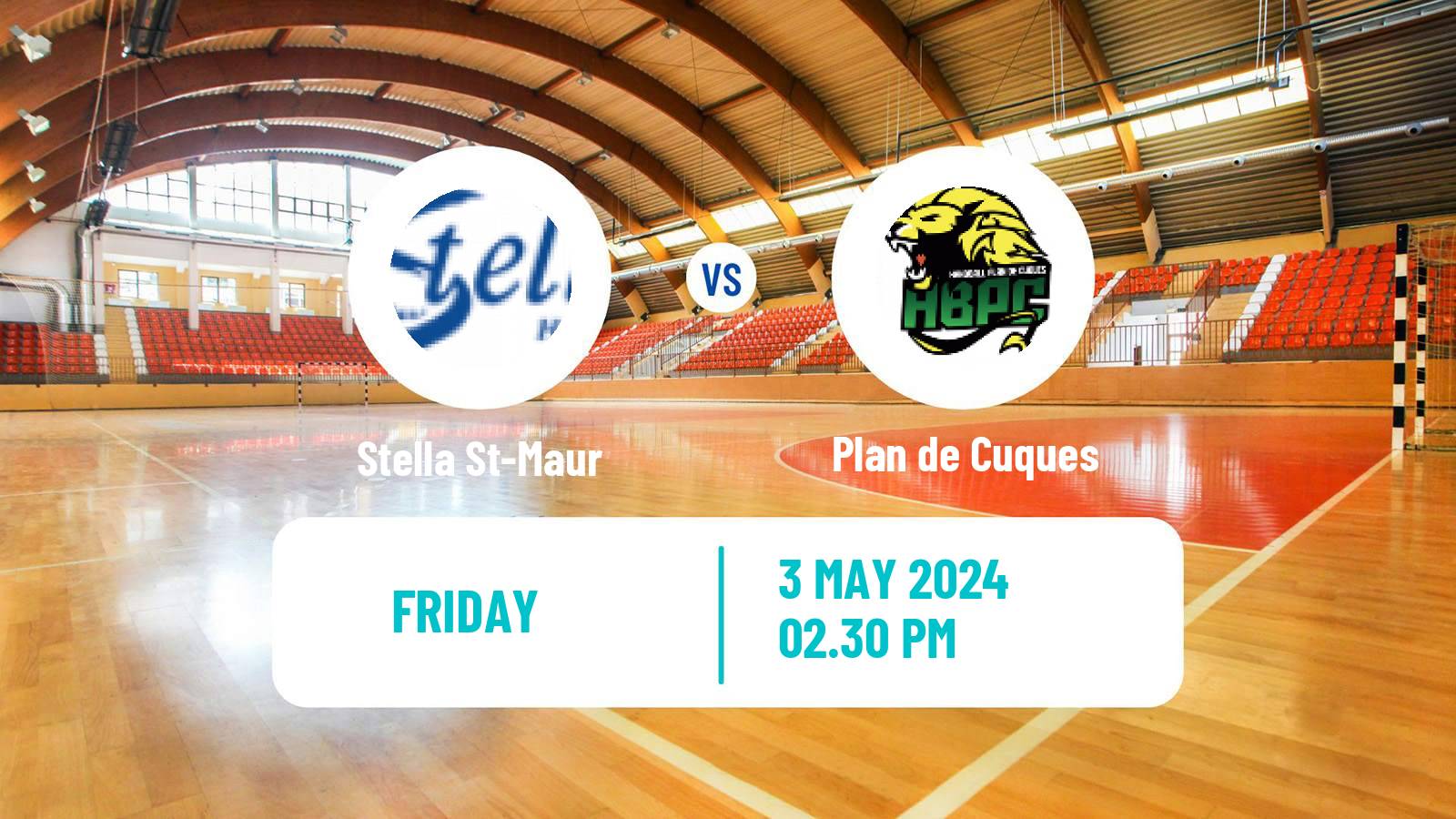 Handball French Division 1 Handball Women Stella St-Maur - Plan de Cuques