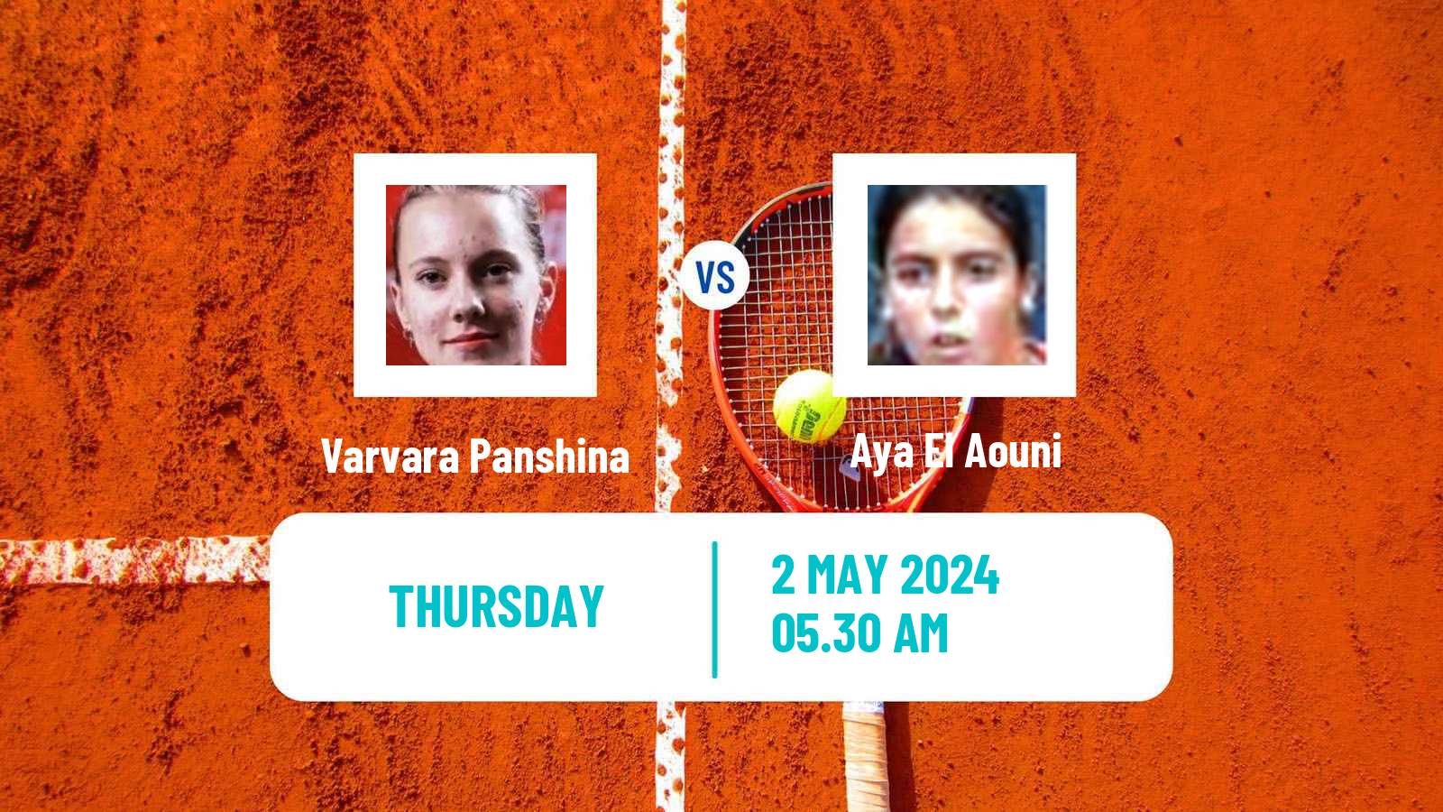 Tennis ITF W15 Antalya 12 Women Varvara Panshina - Aya El Aouni