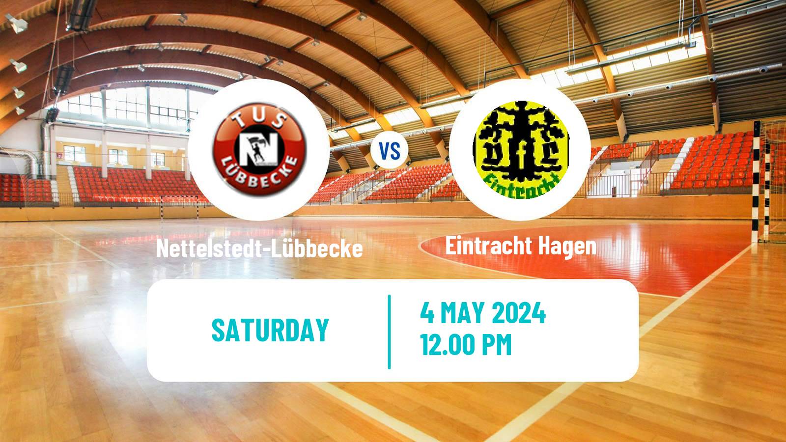 Handball German 2 Bundesliga Handball Nettelstedt-Lübbecke - Eintracht Hagen